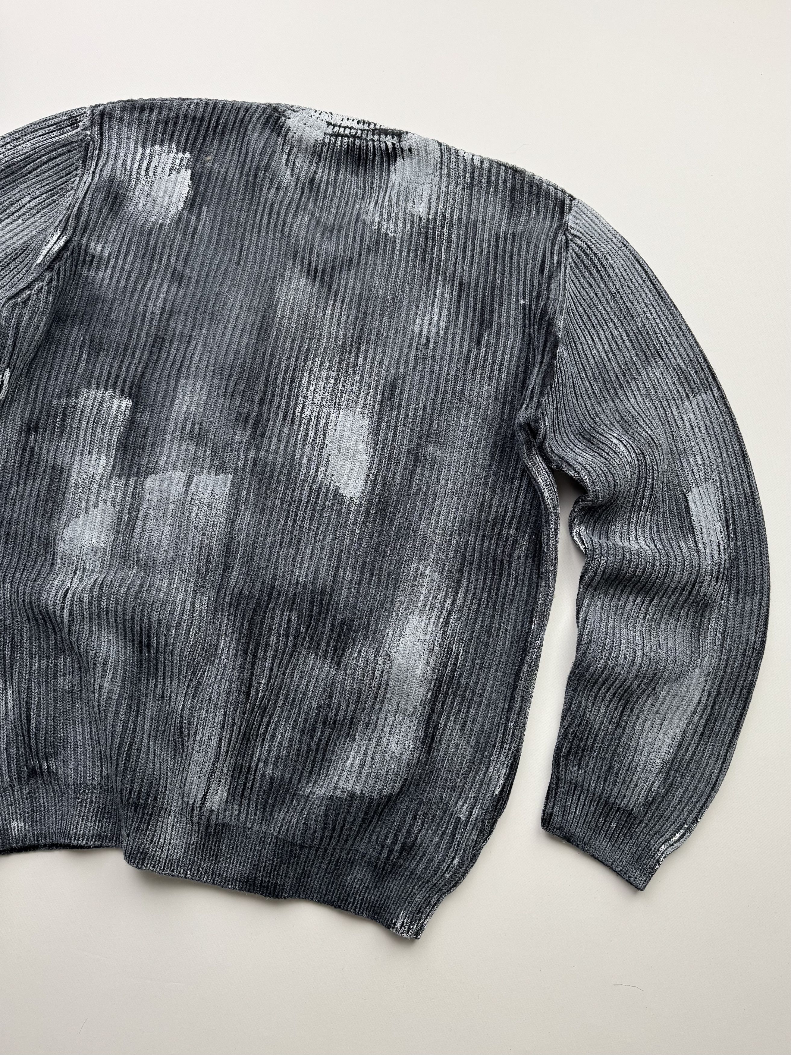 Vintage Vintage Faded Ribbed Sweater B338(V172)E2 Size US L / EU 52-54 / 3 - 9 Thumbnail