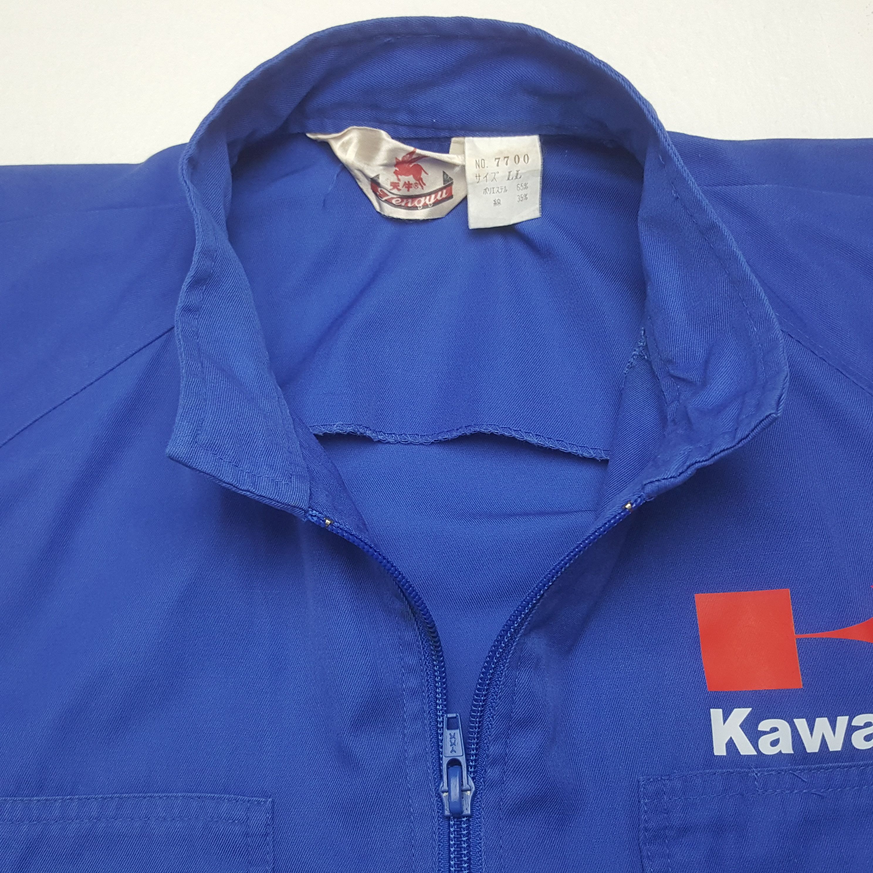 Japanese Brand Vintage Kawasaki Racing Motorsports Coverall Jacket C309N12 Size US M / EU 48-50 / 2 - 9 Thumbnail