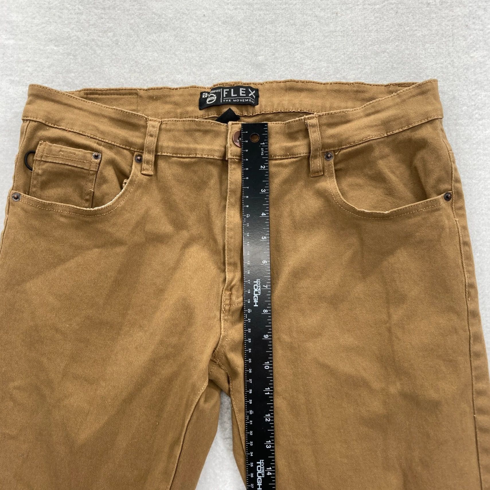 Southpole Southpole Jeans Slim Straight Denim 38x32 Brown Stretch CCLX Flex Mens Regular 38 Inseam 32in Brown Cotton Blend Spandex Straight Leg Jeans Size US 38 / EU 54 - 7 Thumbnail