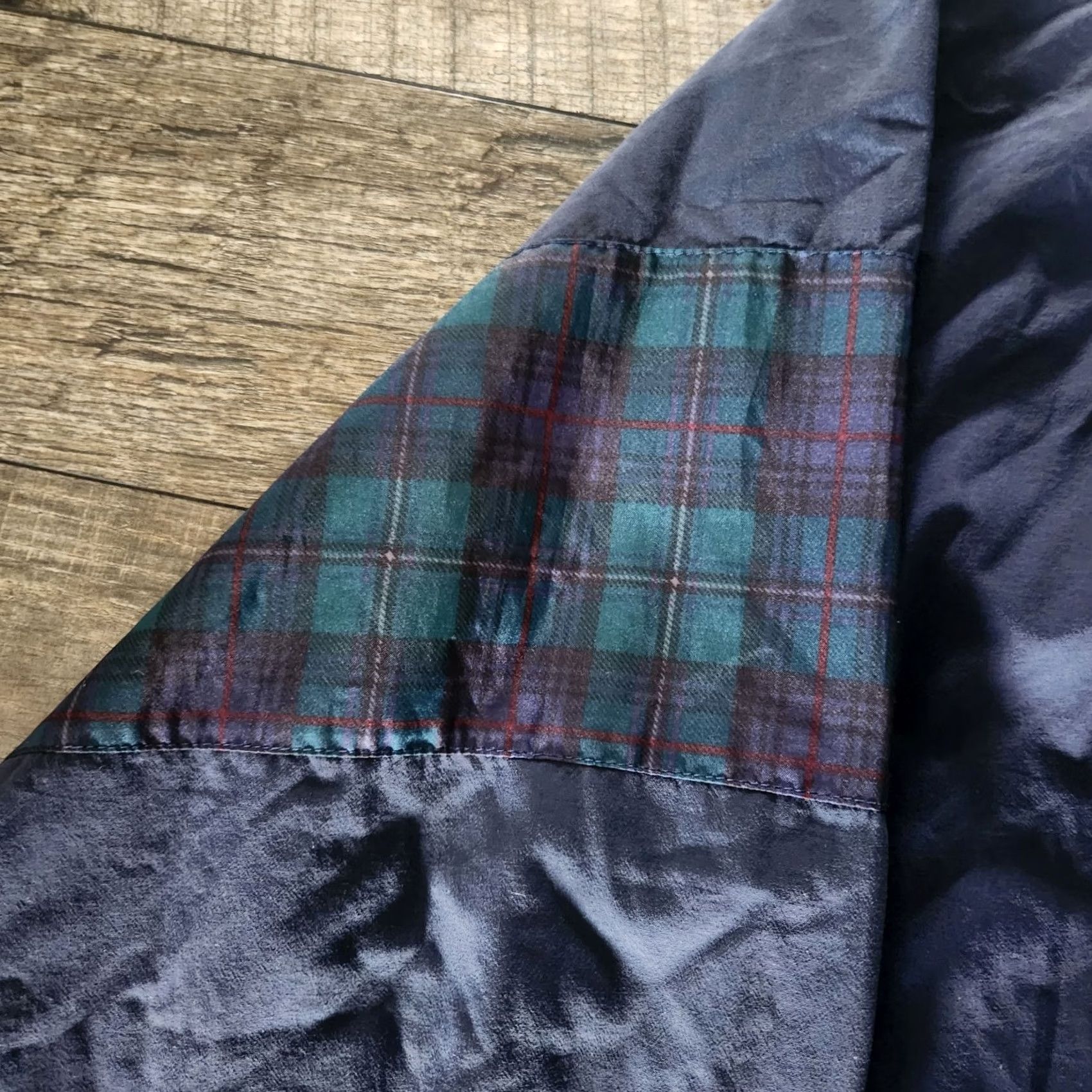 Vintage VINTAGE Roche Pullover Jacket Mens XL Navy Green Plaid Windbreaker Golf Size US XL / EU 56 / 4 - 5 Thumbnail