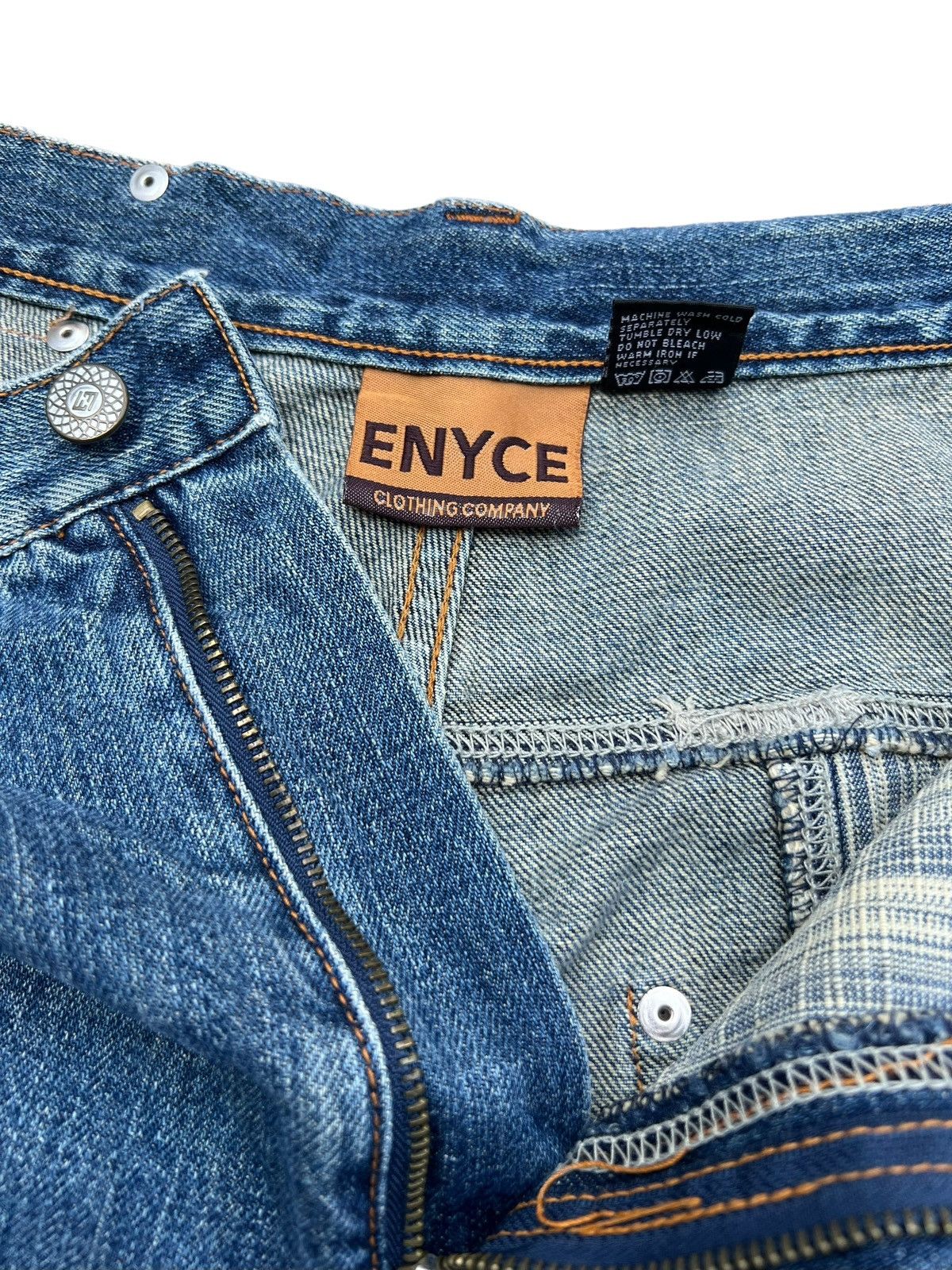 JNCO Enyce Y2K Multipocket Wide Baggy Denim Jeans 37 Size US 37 - 14 Thumbnail