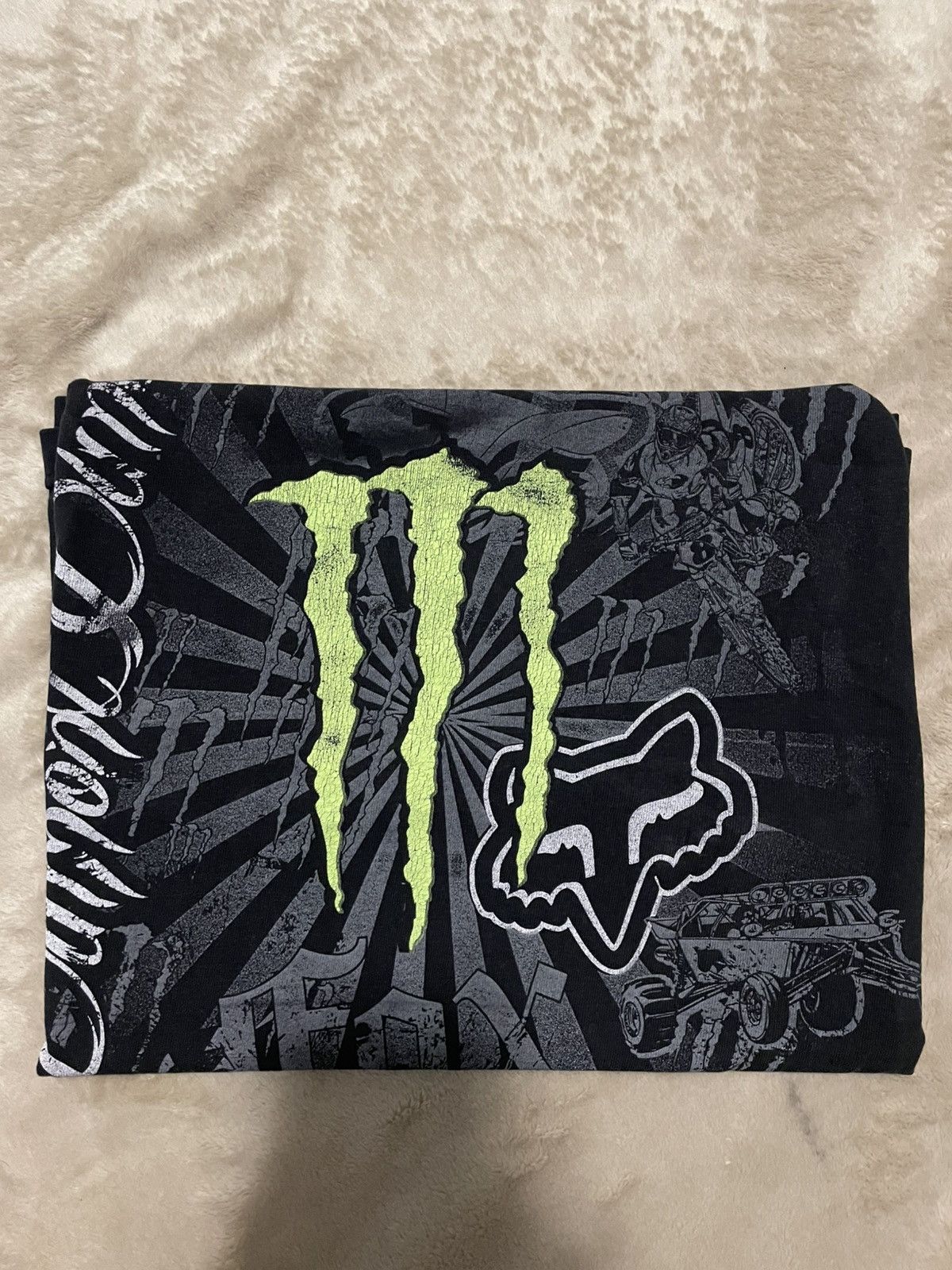 Fox Racing Monster Energy Fox Racing Graphic Y2K Moto Cutoff (Vintage) Size US S / EU 44-46 / 1 - 2 Thumbnail