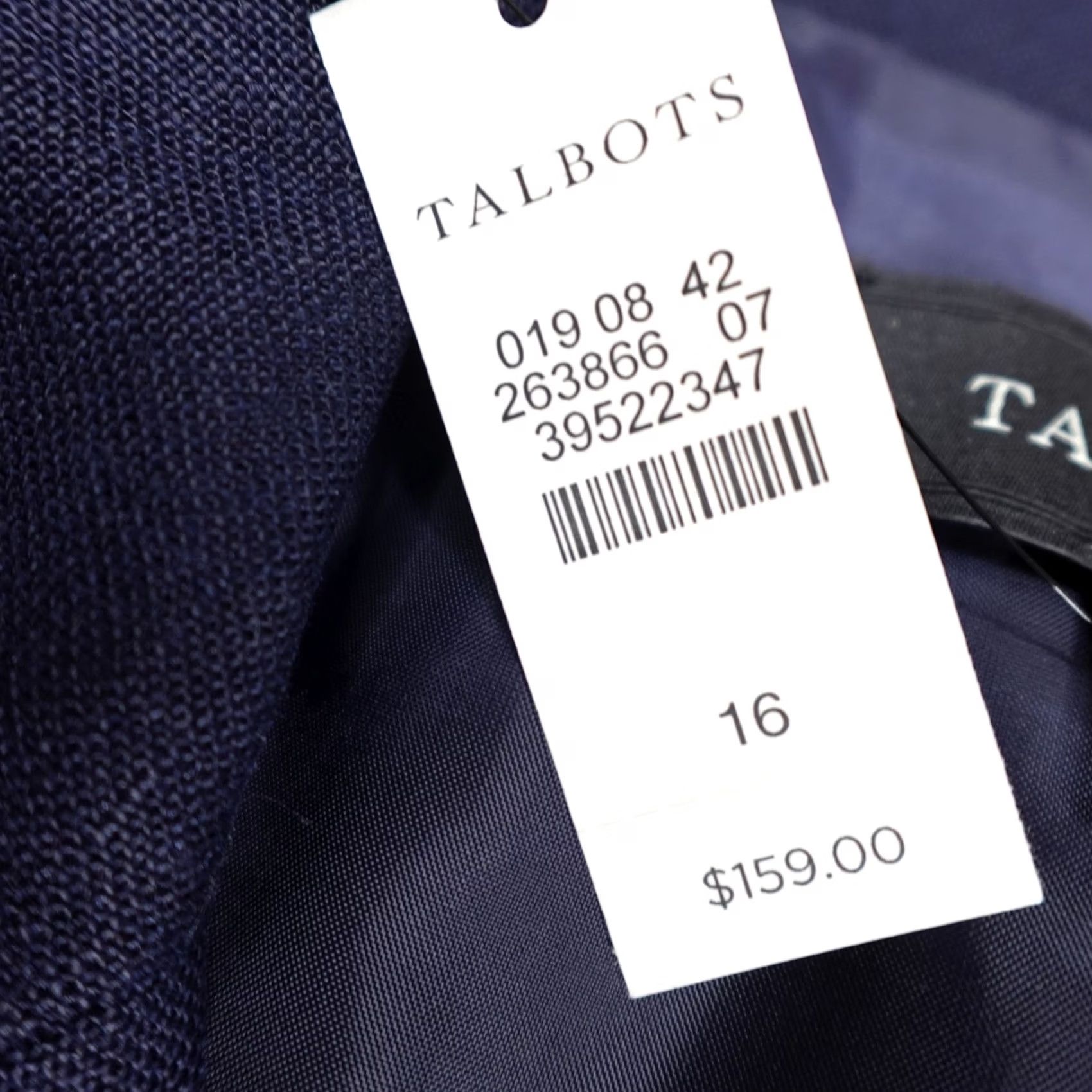 Talbots Talbots Blazer 16 Blue Navy Open Front 100% Linen NEW Women Long Sleeve Short Jacket Coat Tuxedo Size XXL / US 16-18 / IT 52-54 - 2 Thumbnail