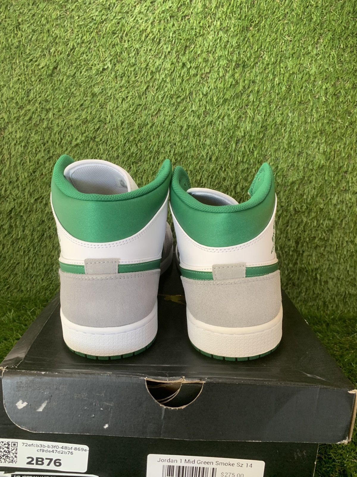 Jordan Brand Jordan 1 Mid SE White Pine Green Smoke Grey Size US 14 / EU 47 - 10 Thumbnail