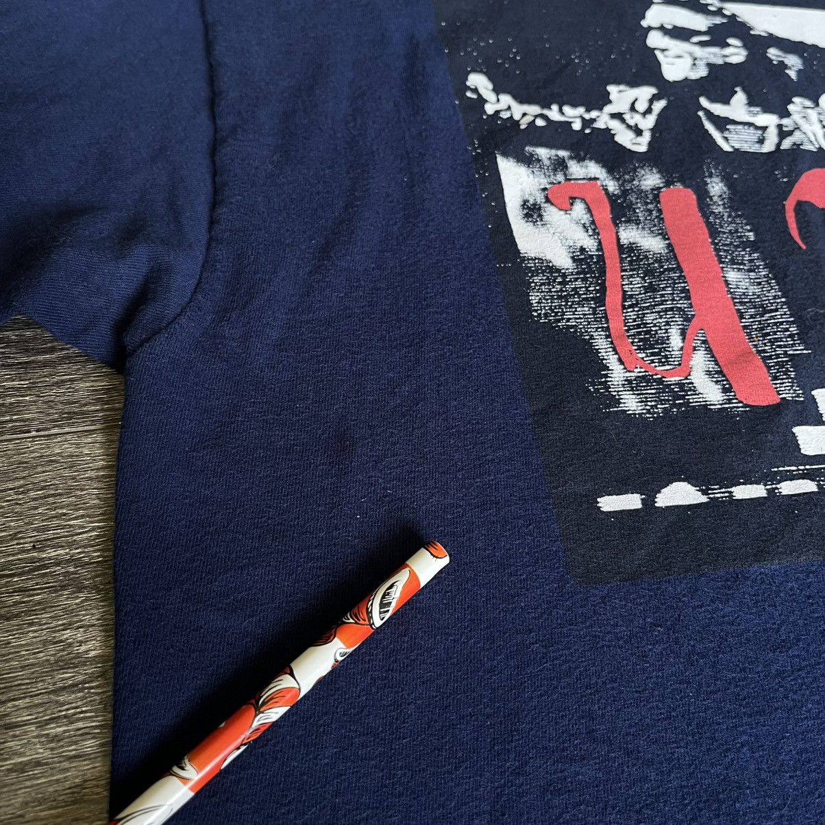Band Tees × Vintage Vintage 1990s U2 MTV Zoo TV Band Tour Graphic Logo Tee Shirt Size US XXL / EU 58 / 5 - 7 Thumbnail