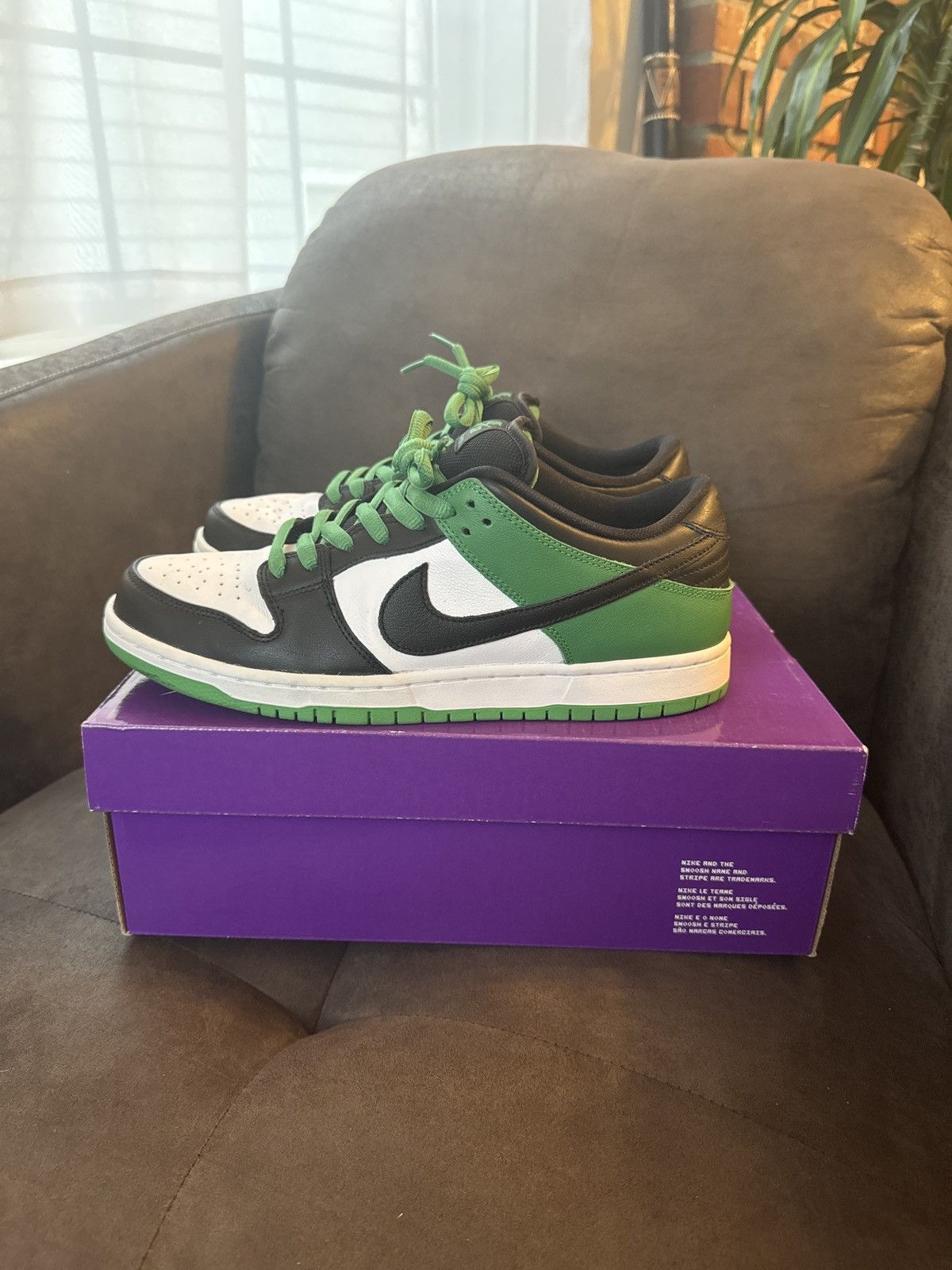 Nike Nike Dunk Low Pro Classic Green Size US 10.5 / EU 43-44 - 4 Thumbnail
