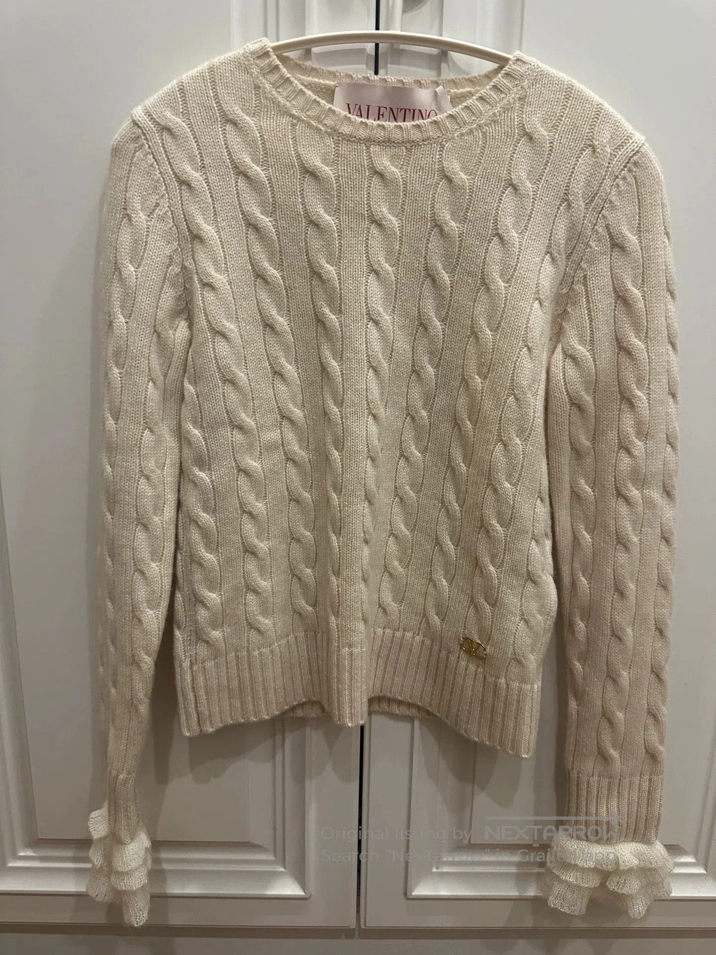 Valentino Valentino Cashmere Long Sleeve Knit Top. Size US S / EU 44-46 / 1 - 1 Thumbnail