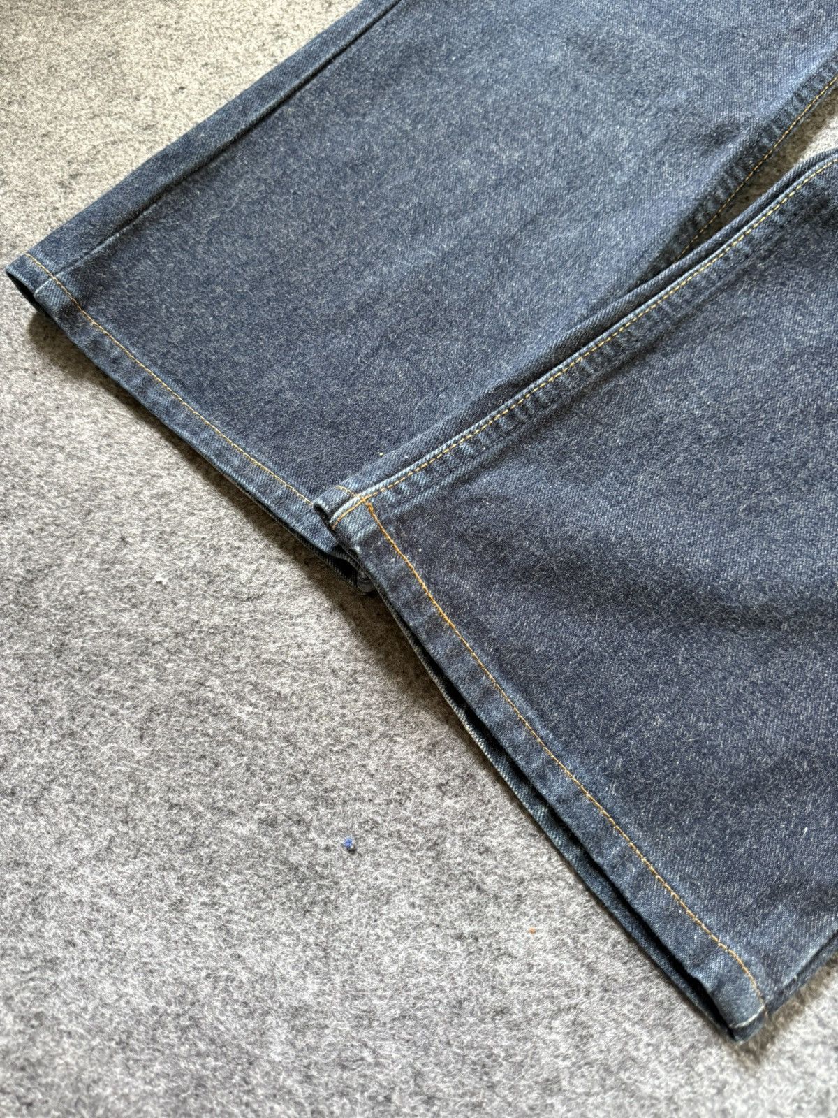 Levi's × Vintage Vintage Levis 517 Indigo Raw Flare Bootcut Jeans Size US 27 - 8 Thumbnail