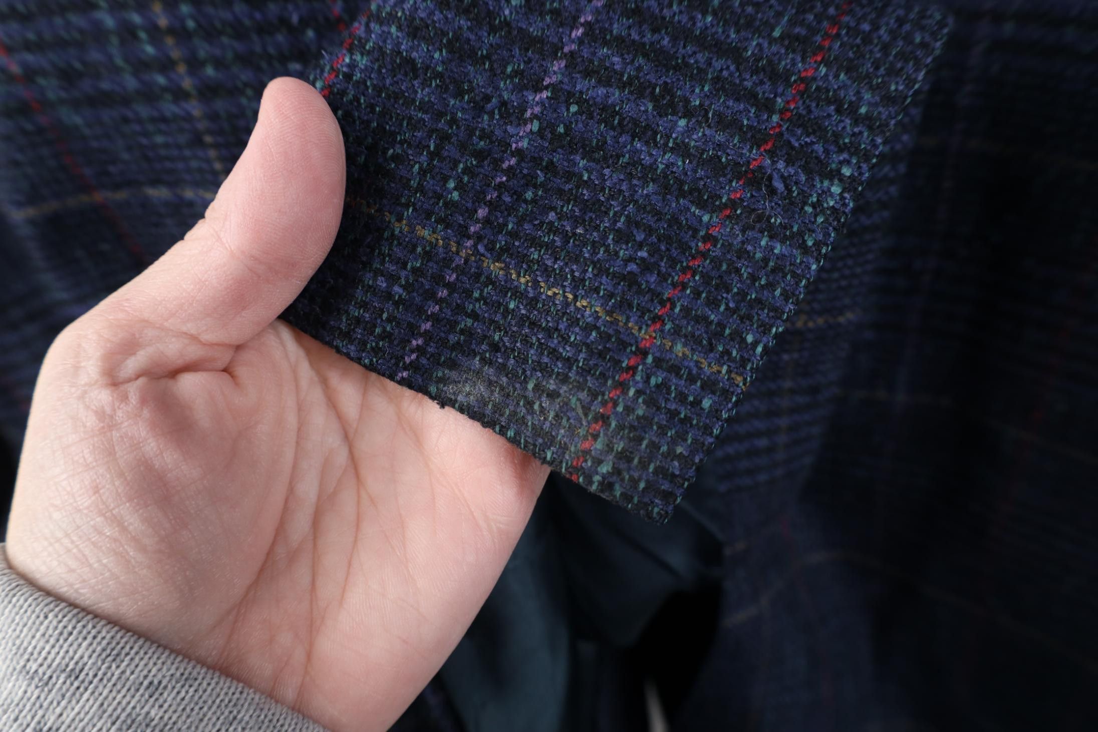 Vintage Vintage 70s Streetwear Wool Tweed Suit Coat Blazer Jacket Size US XXL / EU 58 / 5 - 14 Thumbnail