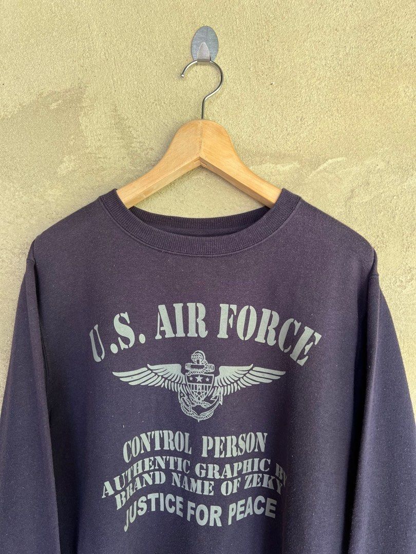 Vintage Us Air Force Sweatshirt Size US S / EU 44-46 / 1 - 3 Thumbnail