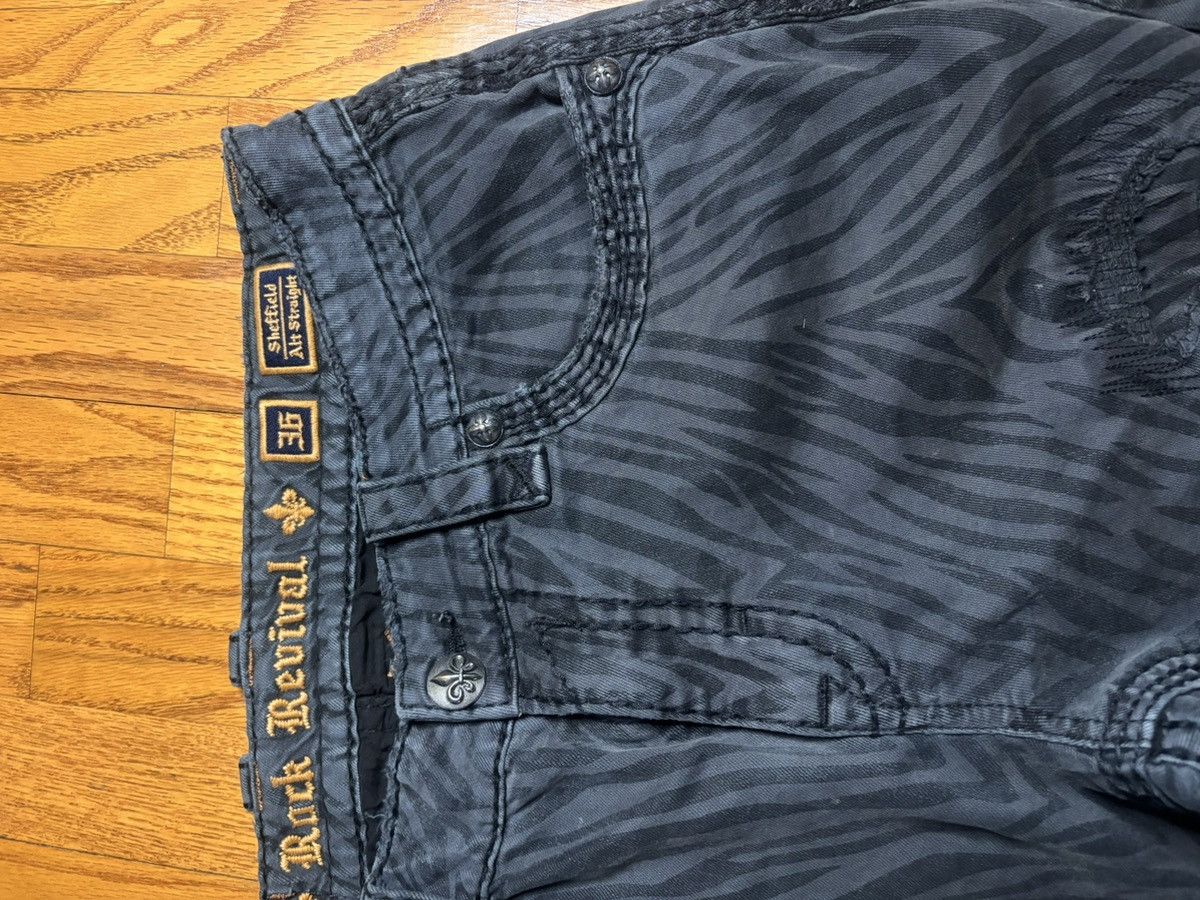 Rock Revival Rock Revival Zebra Print Embellished Jeans Size US 30 / EU 46 - 3 Thumbnail