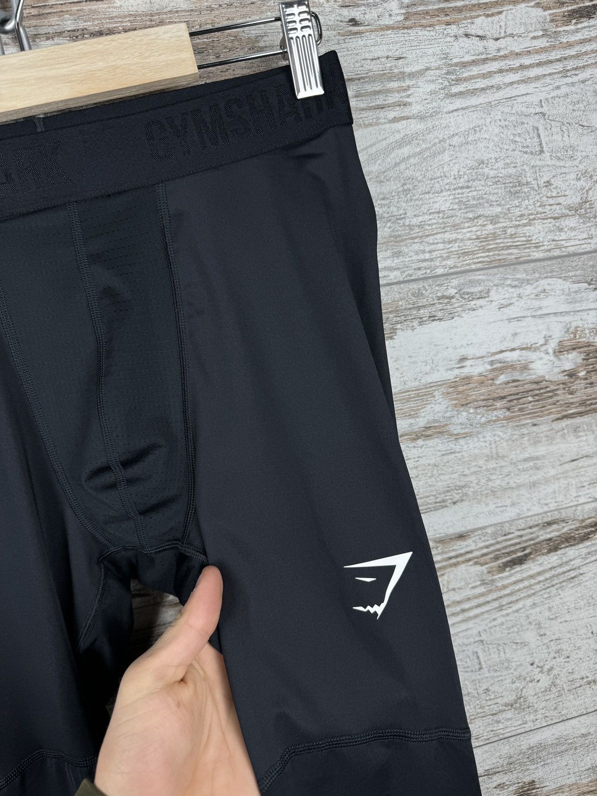 Gymshark Mens Gymshark Leggings pants black sport life Size US 30 / EU 46 - 4 Thumbnail