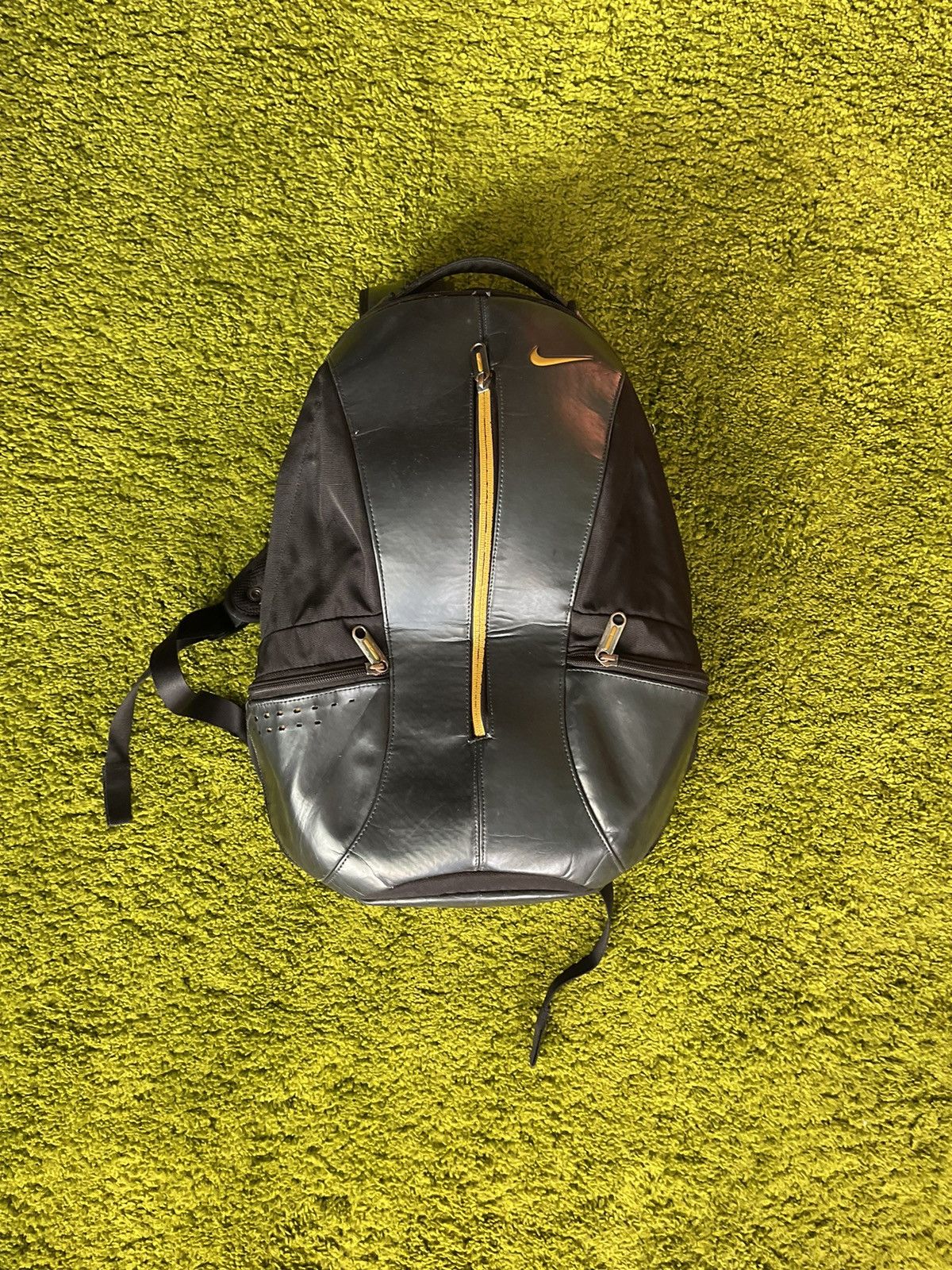 Vintage Y2K 2000s Red Nike Canvas Book bag Backpack, White