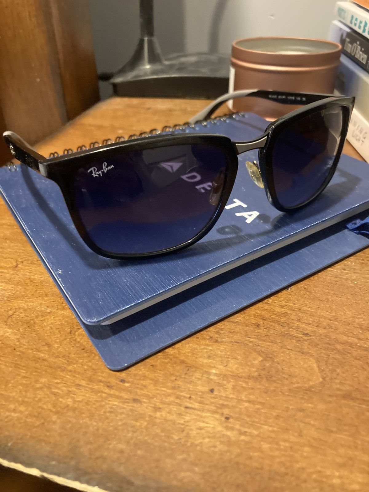 RayBan Ray Ban Male RB4303 Navy Sunglasses Size ONE SIZE - 1 Thumbnail