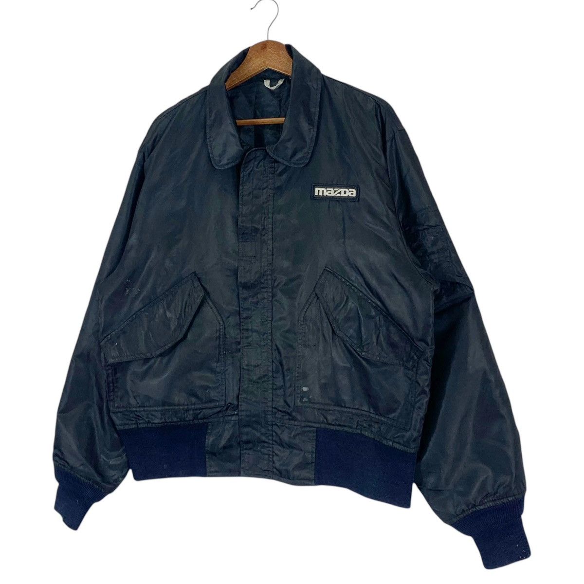 Sports Specialties Vintage Mazda Black Bomber Jacket Size US M / EU 48-50 / 2 - 4 Thumbnail