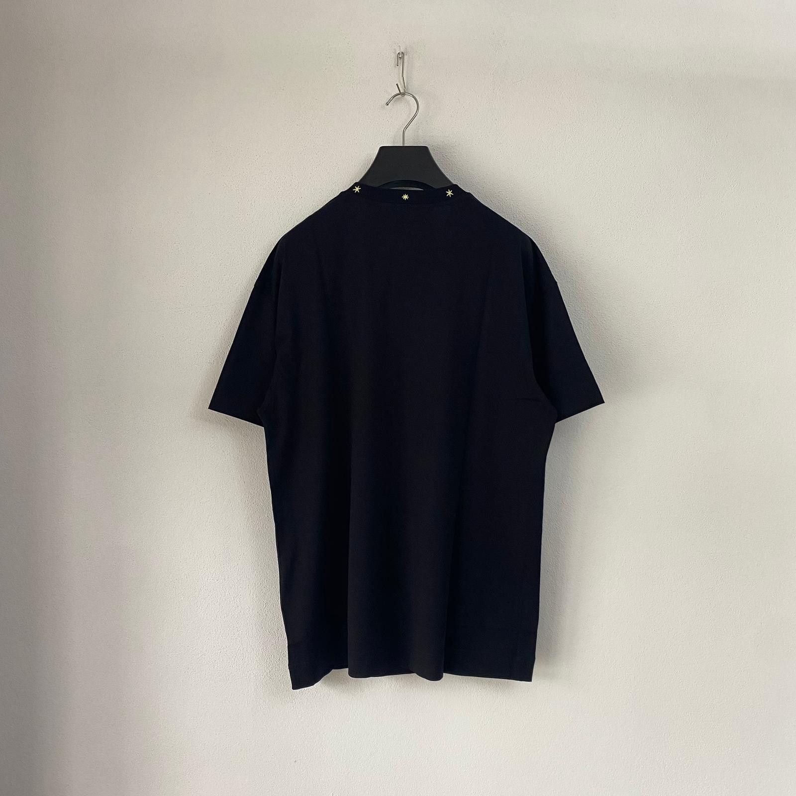 Givenchy Black and Yellow Embroidered Star Logo Oversized T-Shirt Size US M / EU 48-50 / 2 - 9 Thumbnail