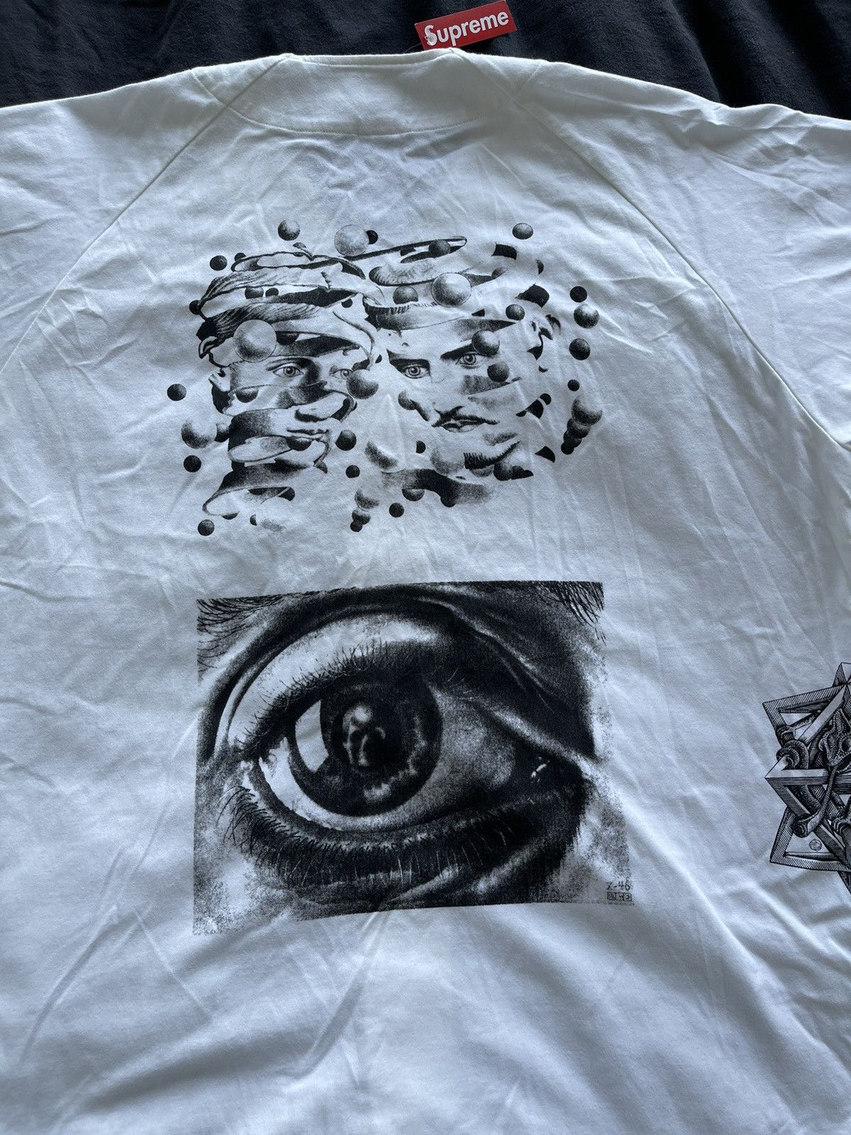 Supreme DSWT Supreme MC Escher Baseball Jersey White Size US M / EU 48-50 / 2 - 11 Thumbnail