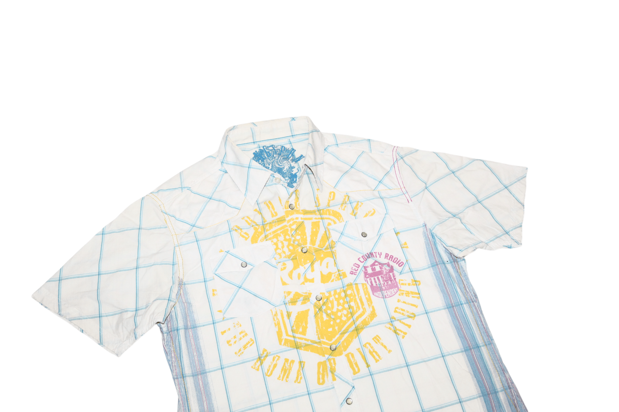 Ringspun VTG Ringspun Snap Button S/S Western Shirt Size US L / EU 52-54 / 3 - 2 Thumbnail