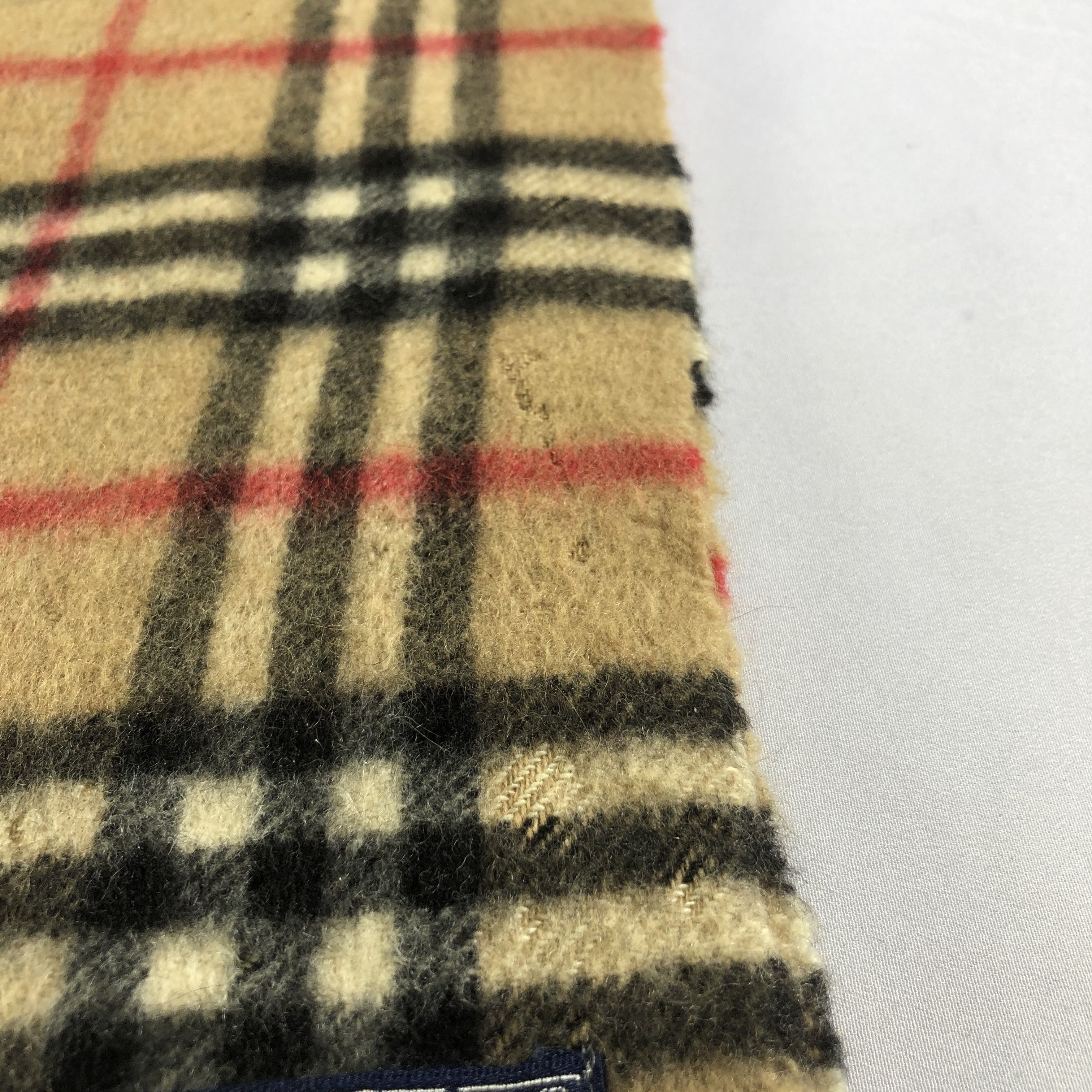 Burberry Burberrys Tan Nova Check Cashmere Scarf Muffler V1514 Size ONE SIZE - 12 Thumbnail