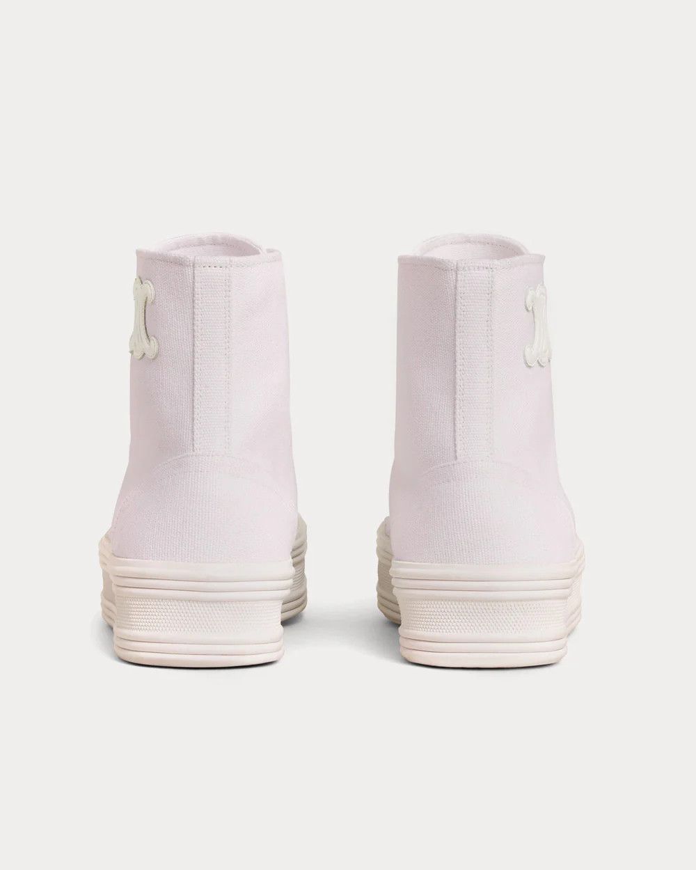 Celine o1bcso1str0724 High Lace up Sneaker in Optic White Size US 8 / IT 38 - 3 Thumbnail