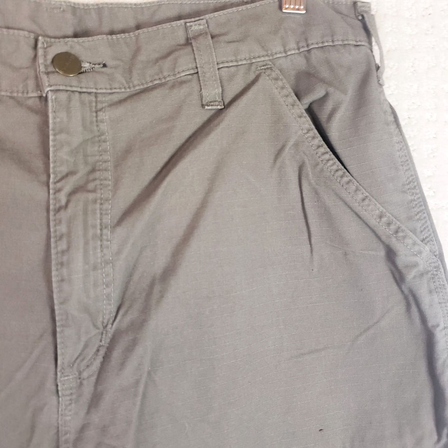 Carhartt Carhartt Pants Mens 36x30 Gray Carpenter Pockets Chino Relaxed Straight Casual Workwear Size US 36 / EU 52 - 6 Thumbnail