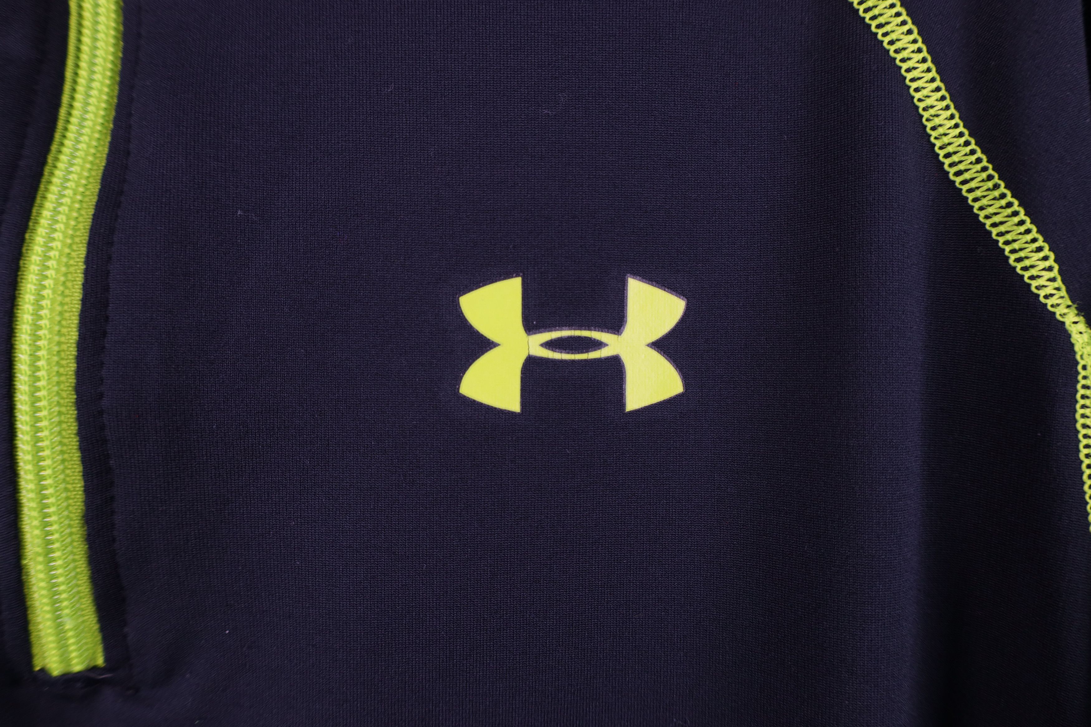 Under Armour × Vintage Under Armour Fleece Lined Half Zip Pullover Top Black Size US M / EU 48-50 / 2 - 4 Thumbnail