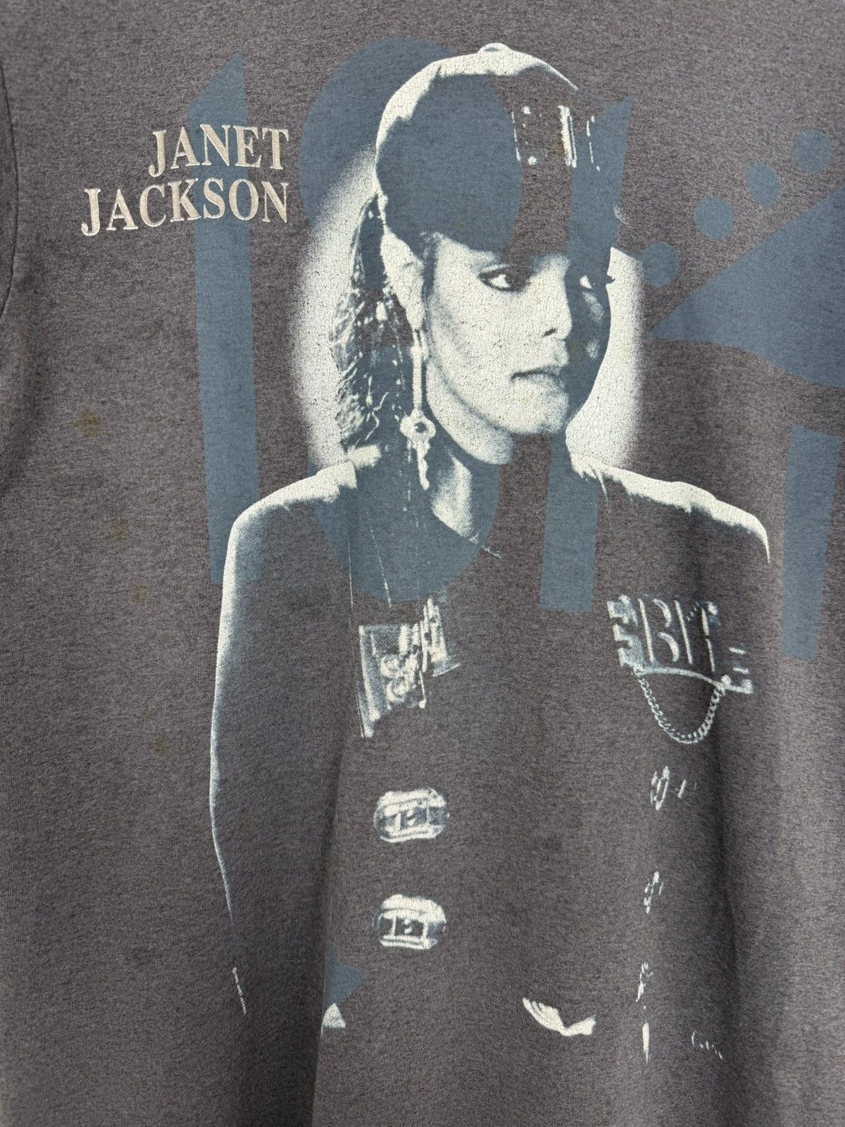 Band Tees Vintage 90s Janet Jackson Tour Shirt Size US L / EU 52-54 / 3 - 2 Thumbnail