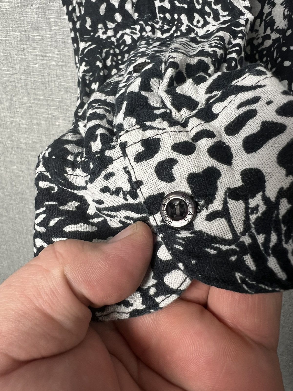 Rolla's ROLLAS All Over Print Leopard Button Up Long Sleeve Shirt Size US L / EU 52-54 / 3 - 10 Thumbnail