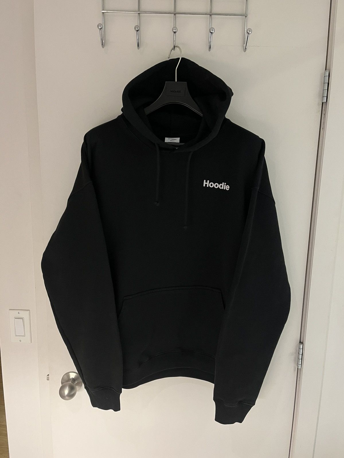Vetements Vetements Total Fucking Darkness TFD Zip Up Hoodie