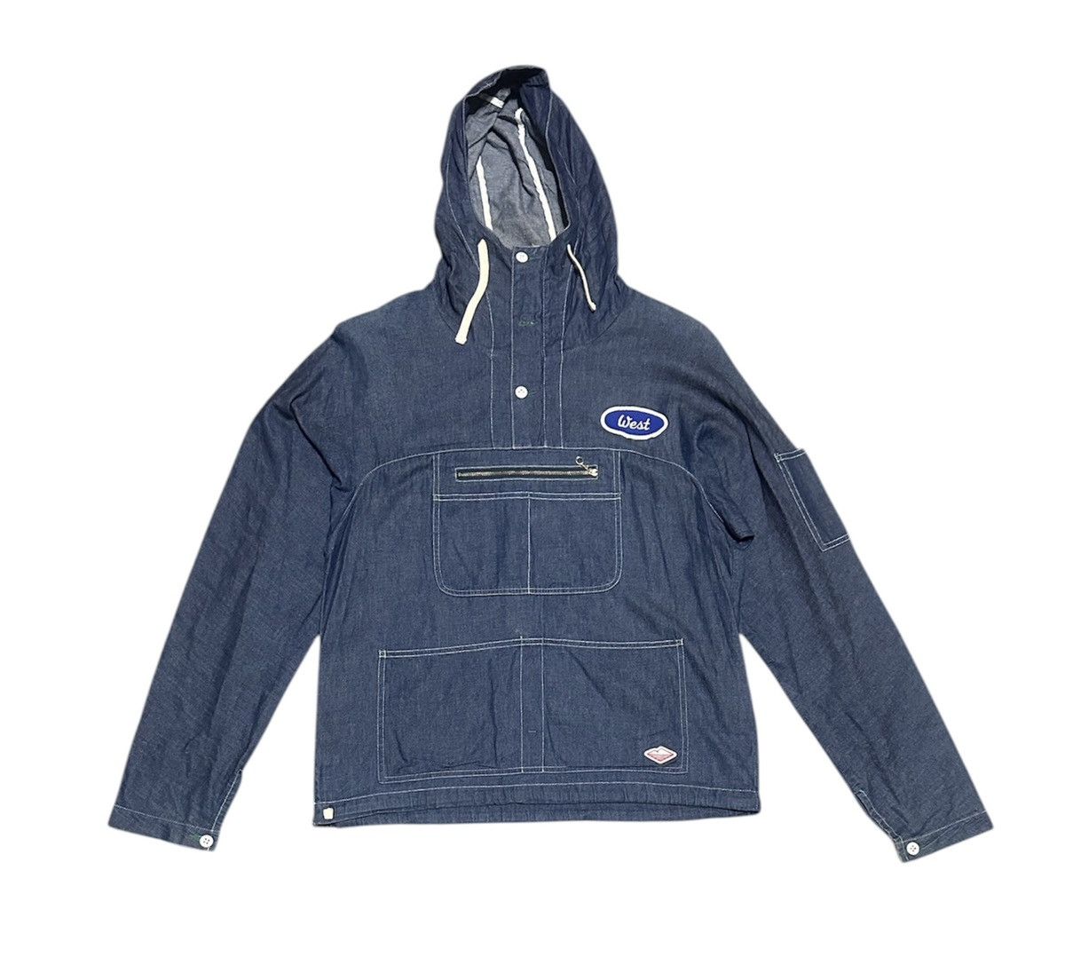 Battenwear Vintage Battenwear Beams Surf&Skate Denim Jacket Hoodie Size US XS / EU 42 / 0 - 1 Thumbnail