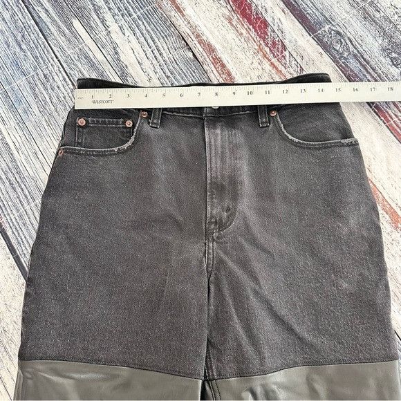 Abercrombie & Fitch Abercrombie & Fitch The '90s Straight Ultra High Rise Black Size 29" - 8 Thumbnail