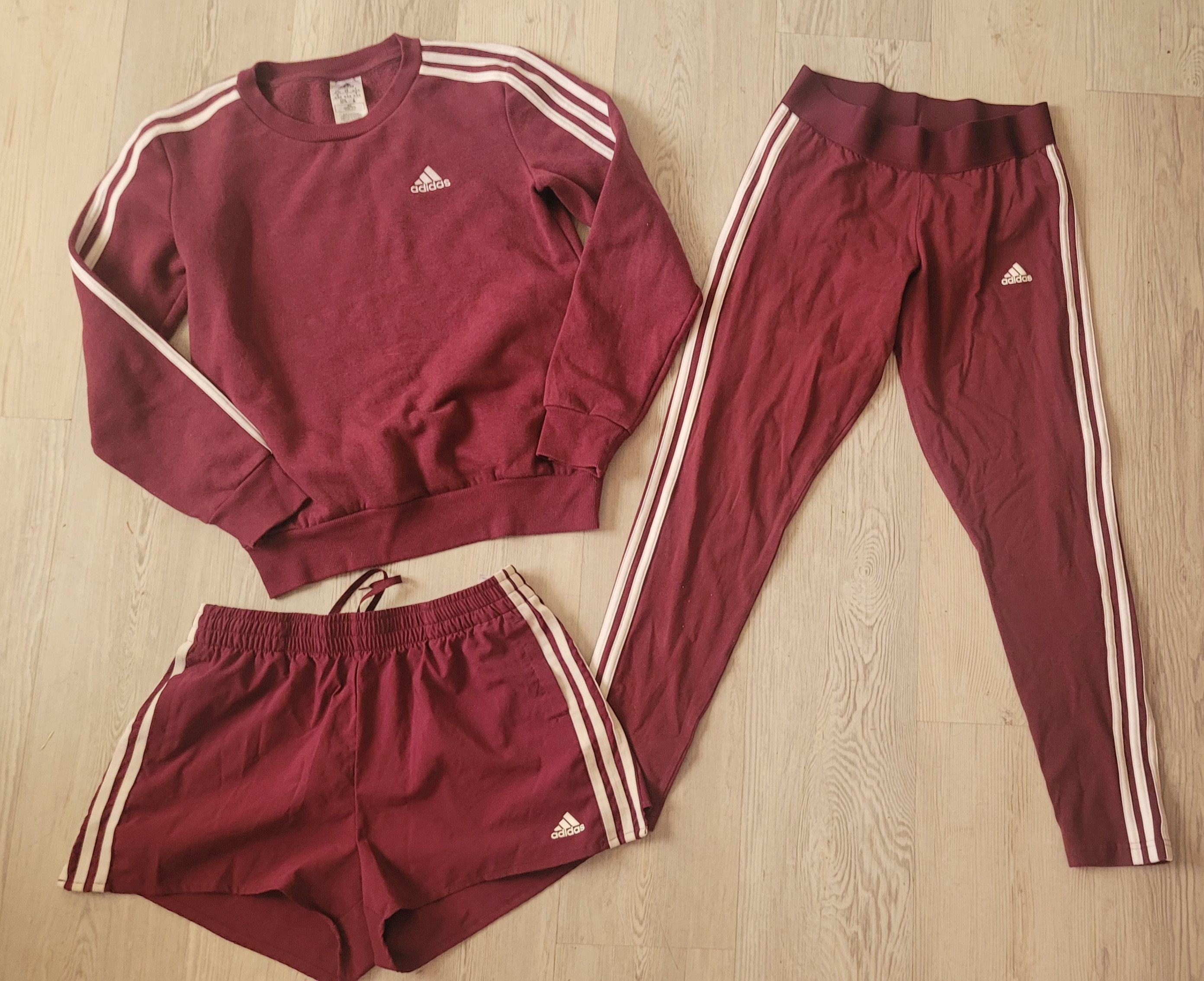 Adidas Like new - 3pcs Adidas Sweatshirt & matching Bottoms Size M / US 6-8 / IT 42-44 - 10 Thumbnail