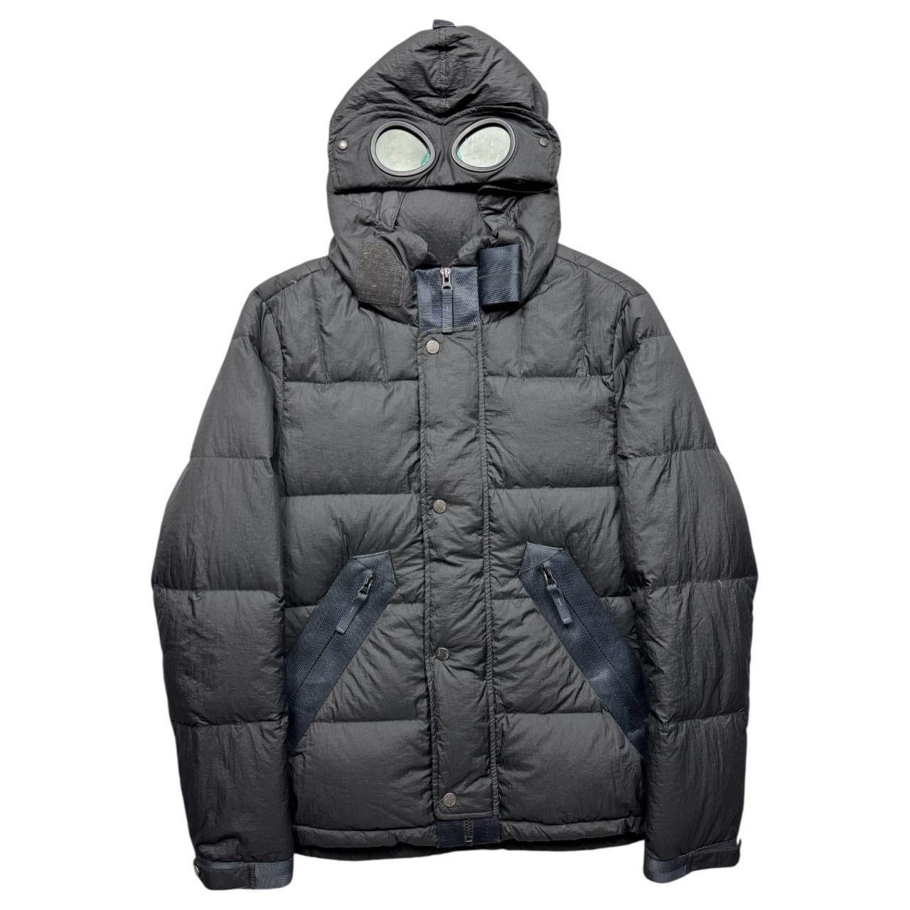 C.P. Company Cp company down puffer jacket with goggles black Size US M / EU 48-50 / 2 - 1 Thumbnail