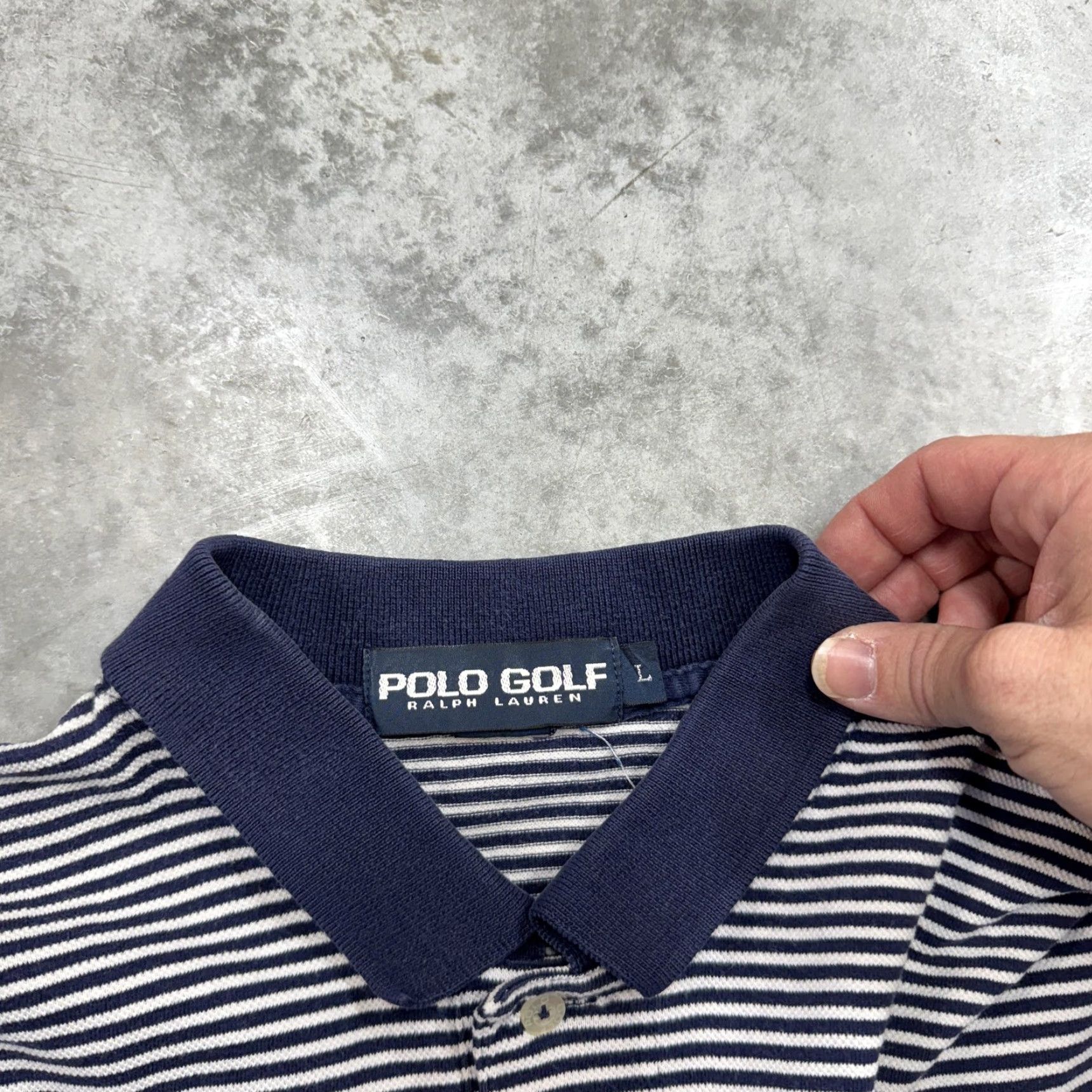 Polo Ralph Lauren Polo Ralph Lauren Polo Shirt Mens Large Striped Golf Classic Polo Shirt Mens Large Striped Blue Golf Polo Shirt Classic Polo Stripe Mens L Size US L / EU 52-54 / 3 - 3 Thumbnail