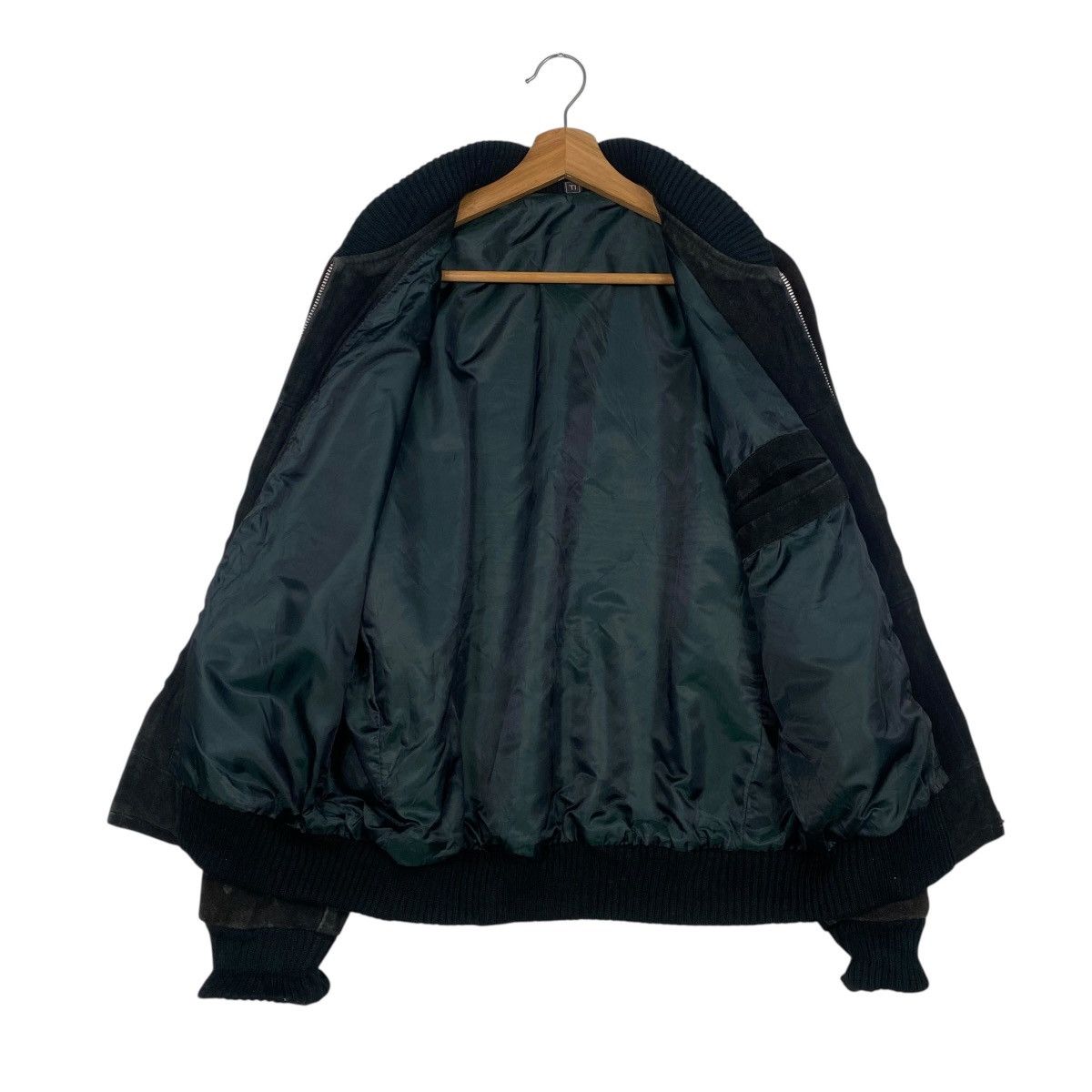Leather Vintage suede leather bomber jacket Size US L / EU 52-54 / 3 - 11 Thumbnail