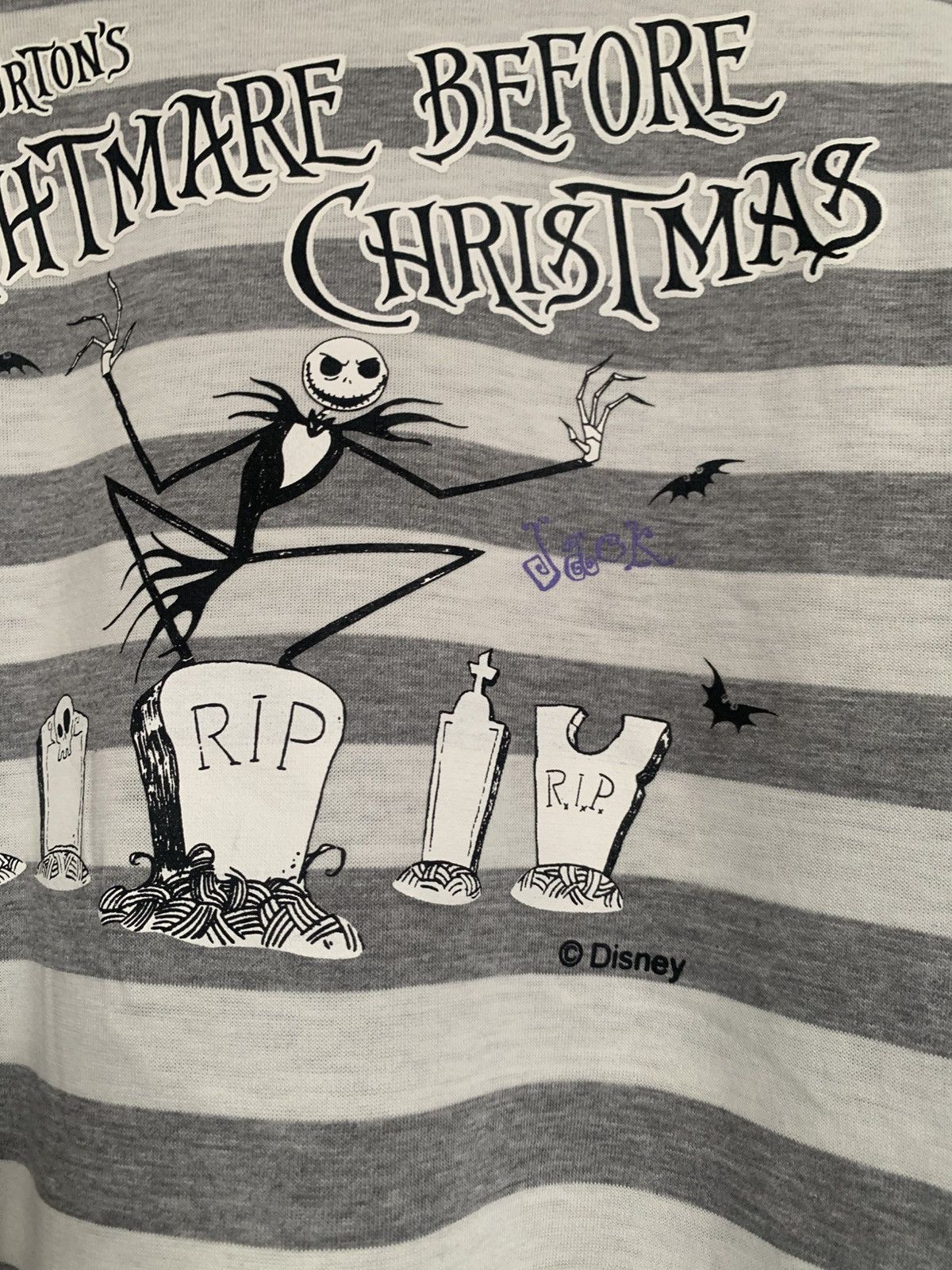 Monies Vintage Nightmare Before Christmas Horror Gothic Movie Tees Size US M / EU 48-50 / 2 - 3 Thumbnail