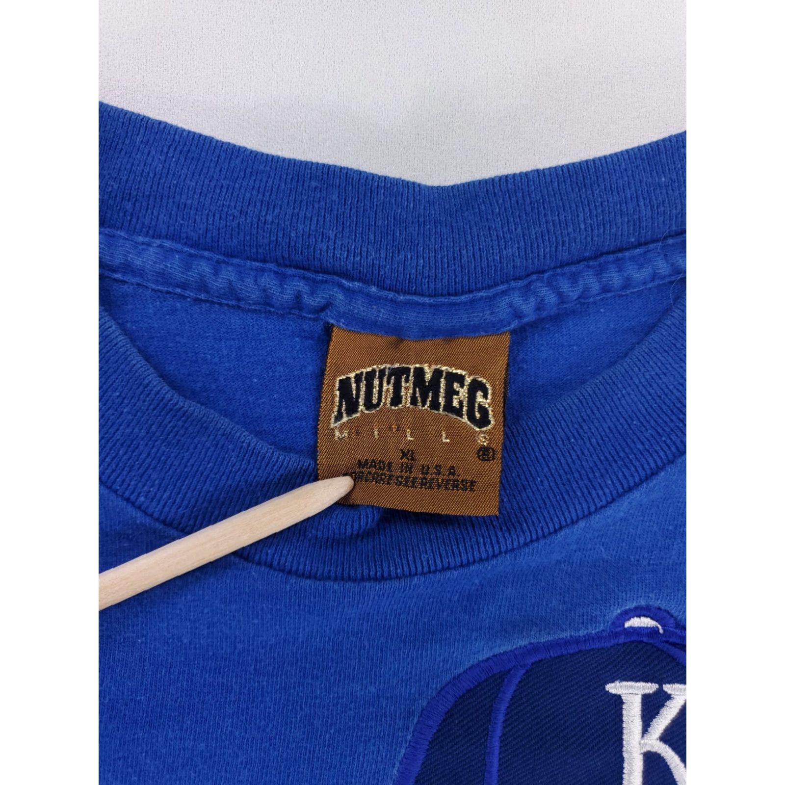 Nutmeg Nutmeg Kansas City Royals VTG 90s Single Stitch T Shirt Blue Mens XL Size US XL / EU 56 / 4 - 4 Thumbnail