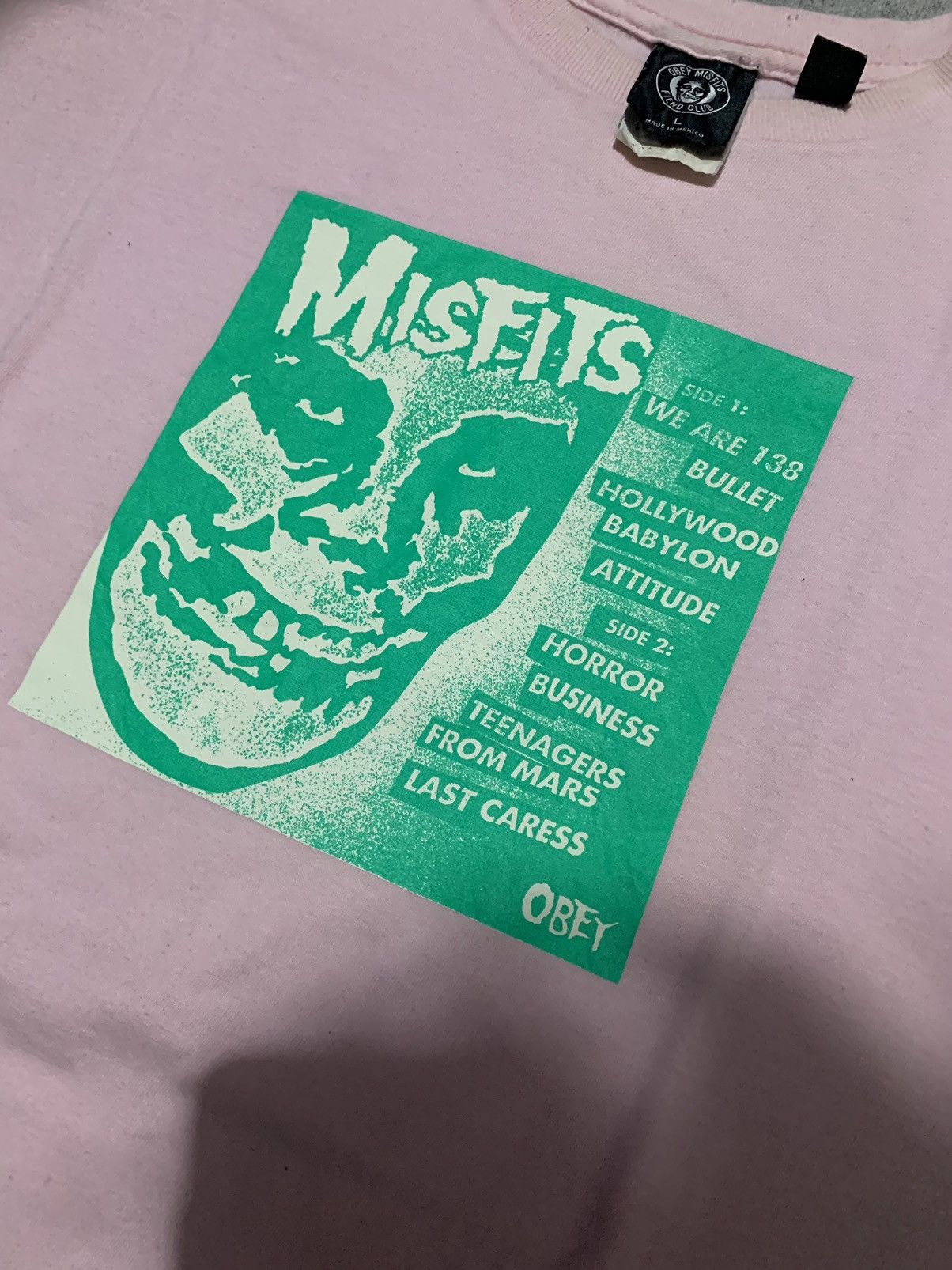 Obey × Vintage Obey x misfits tees Size US L / EU 52-54 / 3 - 2 Thumbnail