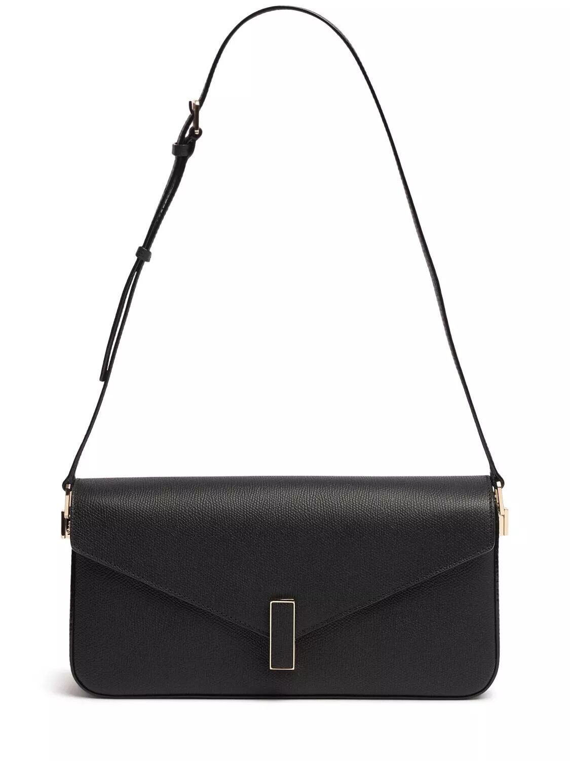 Valextra VALEXTRA Iside Black Leather Shoulder Bag New Auth Size ONE SIZE - 1 Thumbnail