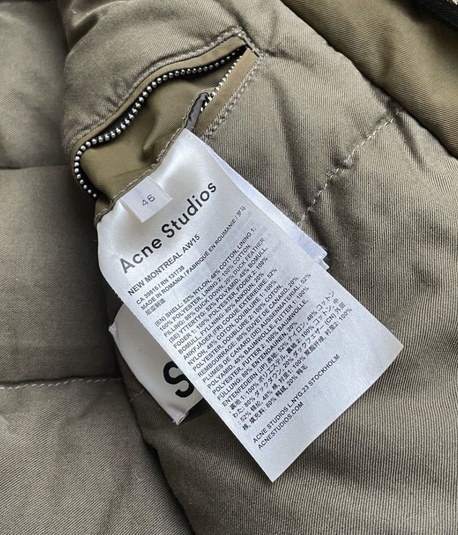 Acne Studios 🌹💫AW15 ACNE STUDIOS MONTREAL PARKA KHAKI DESIGNER Size US M / EU 48-50 / 2 - 20 Thumbnail