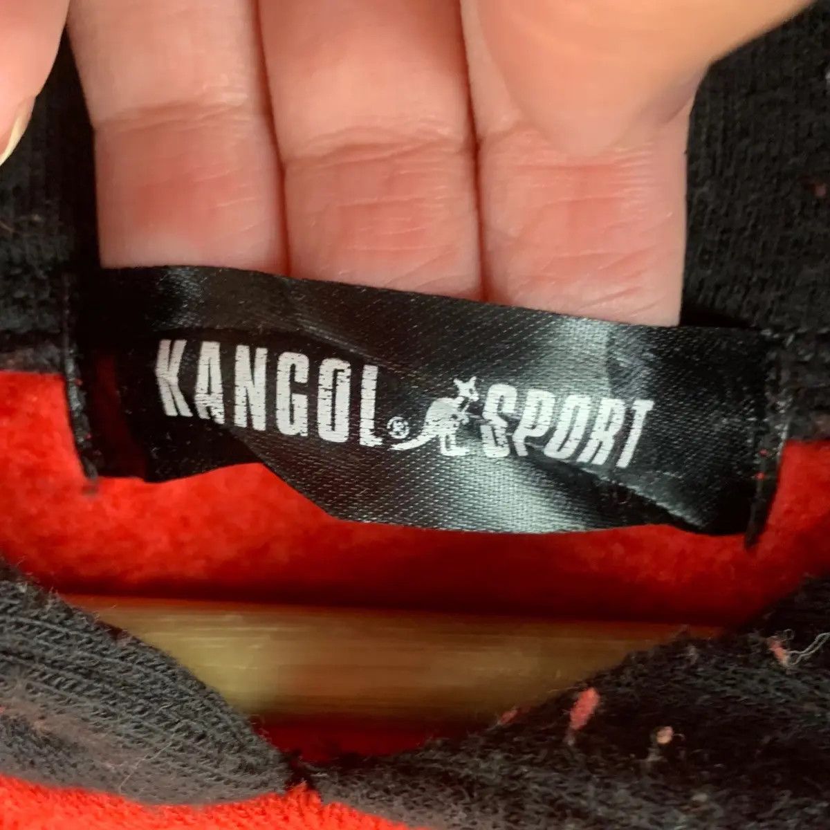 Kangol Vtg KANGOL SPORT ENGLAND Center Big Logo Red Hoodie Size XL / US 12-14 / IT 48-50 - 8 Thumbnail