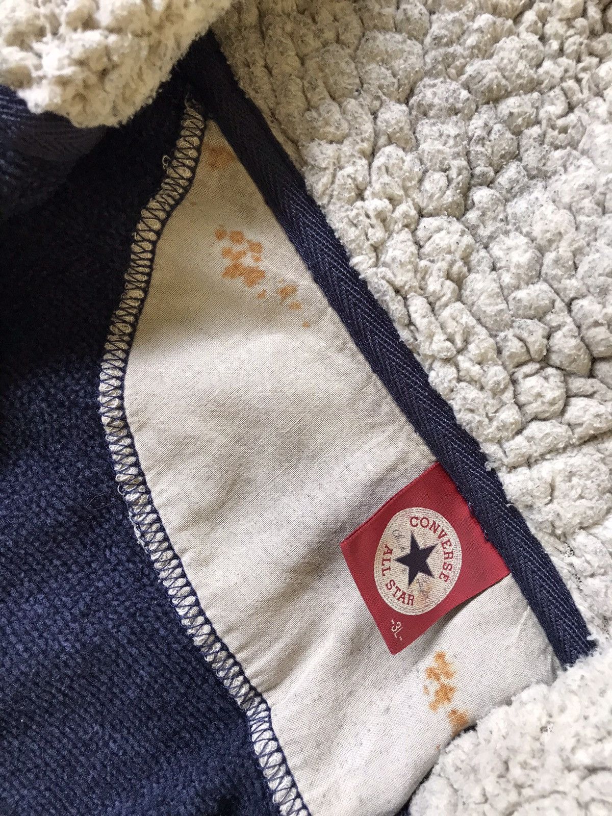 Converse × Vintage Vintage Converse Zipper Hoodie Since 1908 Size US XL / EU 56 / 4 - 7 Thumbnail