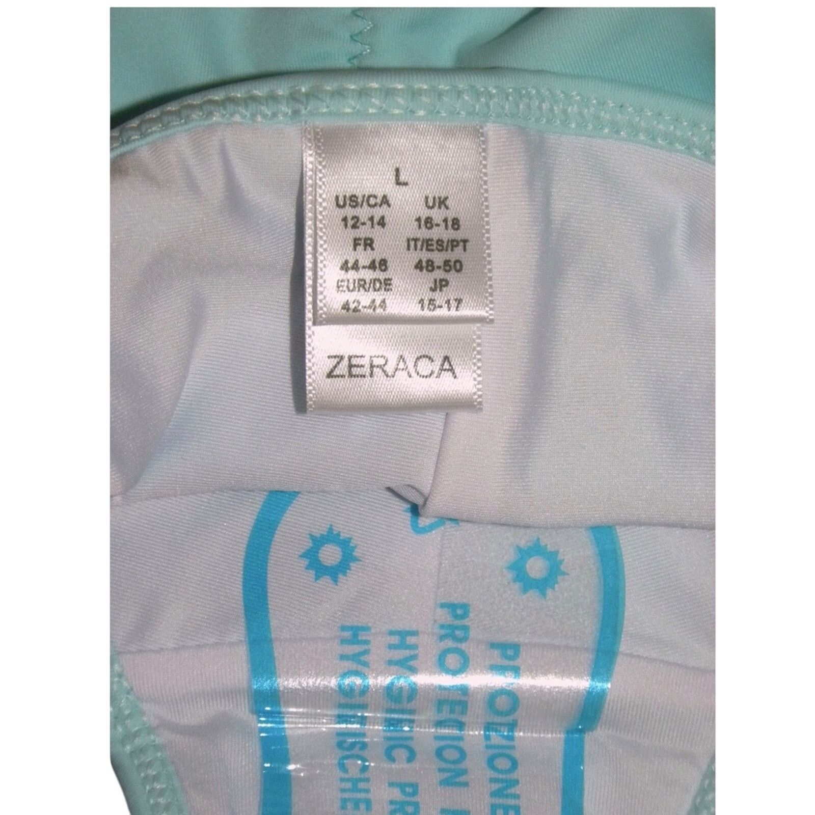 Other NEW Zeraca Turquoise Aqua Tie Side BIKINI Bottom Size ONE SIZE - 3 Thumbnail