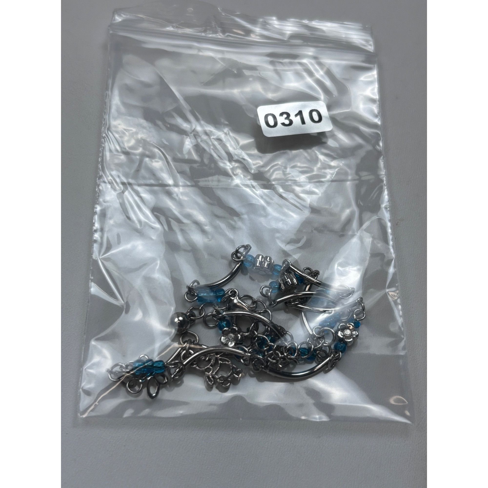 Other Butterfly & Bear Charm Silver Necklace With Blue Beads Size ONE SIZE - 7 Thumbnail