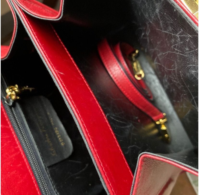 Salvatore Ferragamo Gancini Leather Bag Size ONE SIZE - 8 Thumbnail