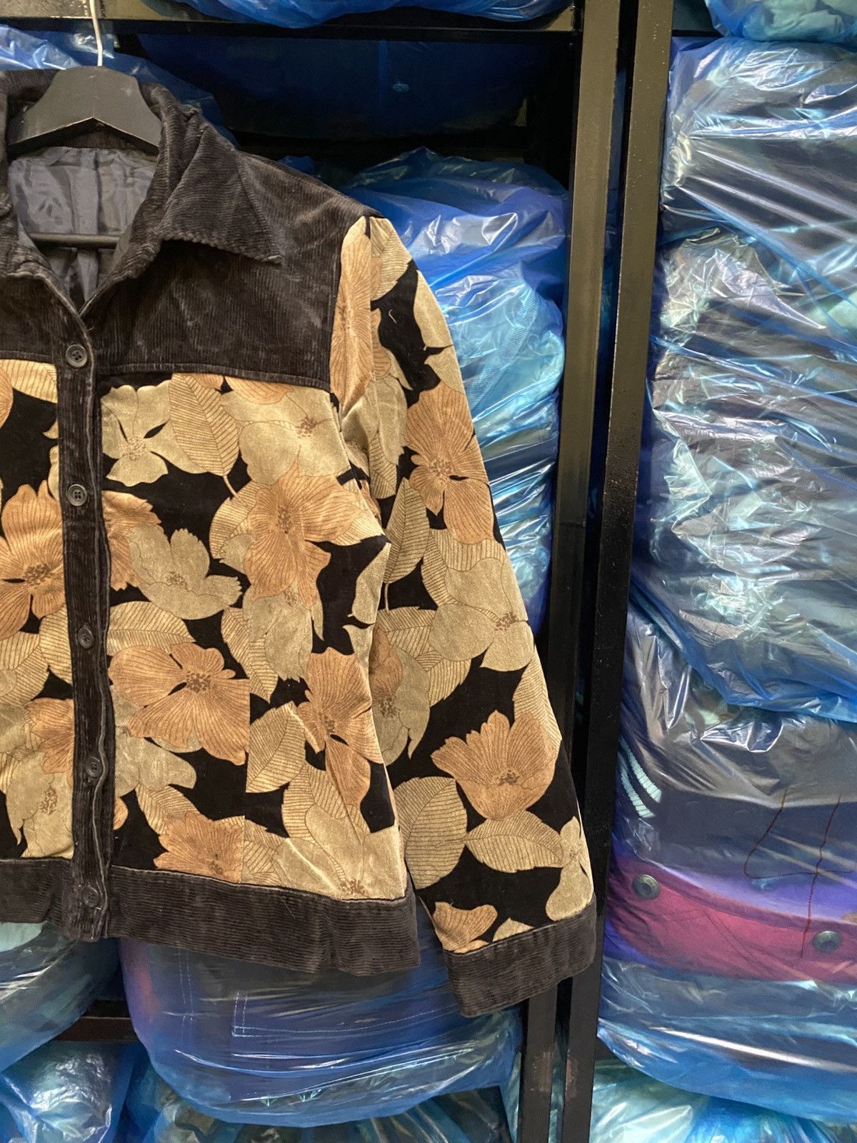 Vintage Vintage Algonrier Floral Corduroy Jacket - Japanese Design Size M / US 6-8 / IT 42-44 - 4 Thumbnail