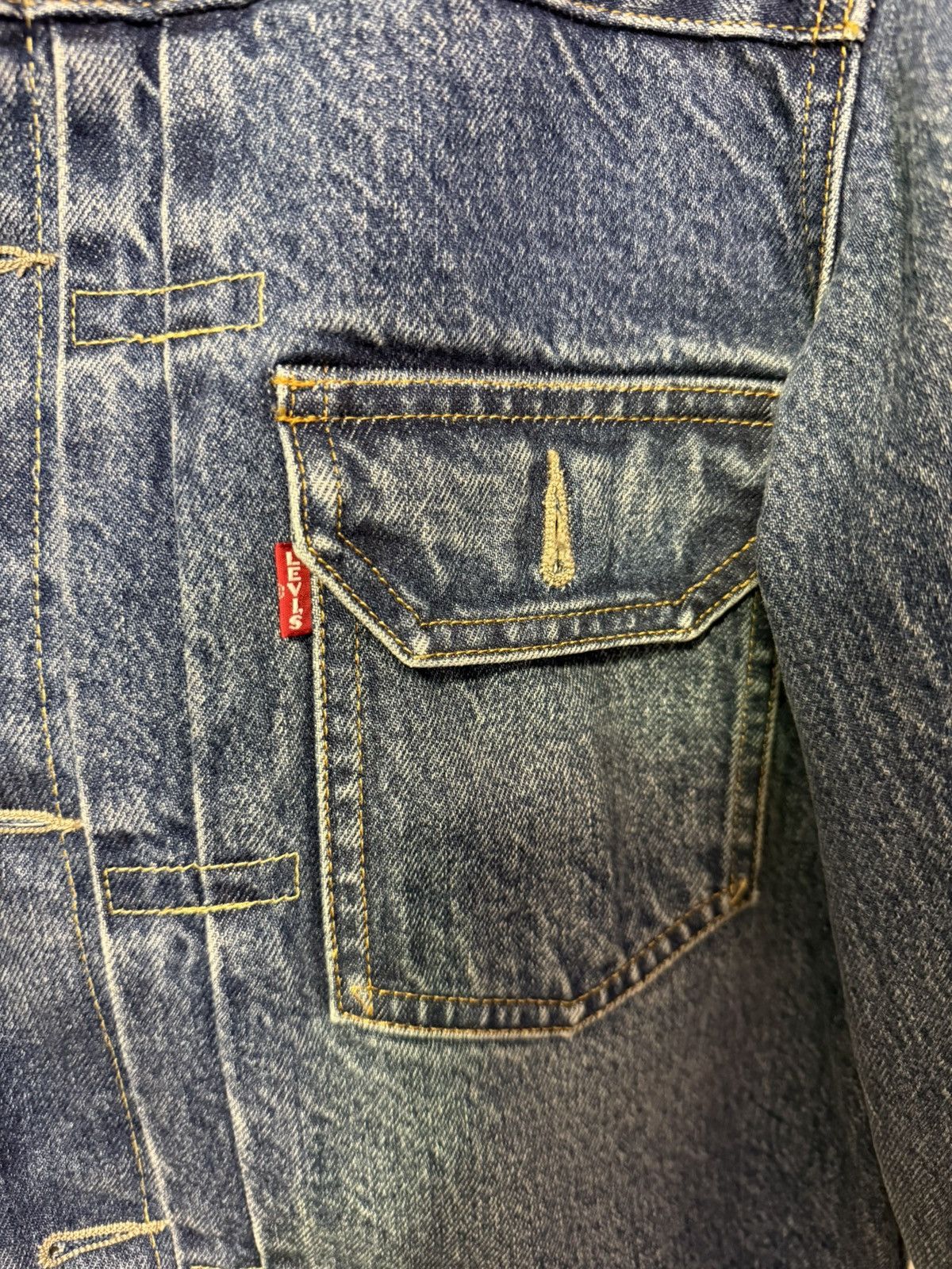 Sacai Sacai x Levi’s Reversible Denim Bomber Jacket Size US XS / EU 42 / 0 - 7 Thumbnail