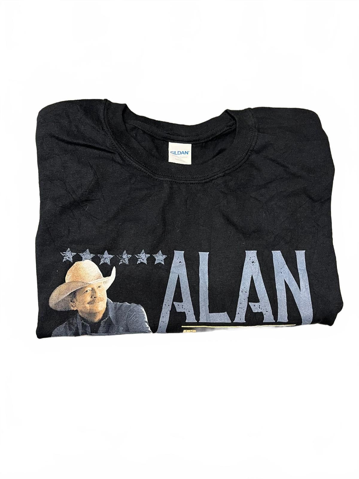 Gildan Alan Jackson Tour T-Shirt 2019 - Vintage Cotton Tee Size US L / EU 52-54 / 3 - 4 Thumbnail