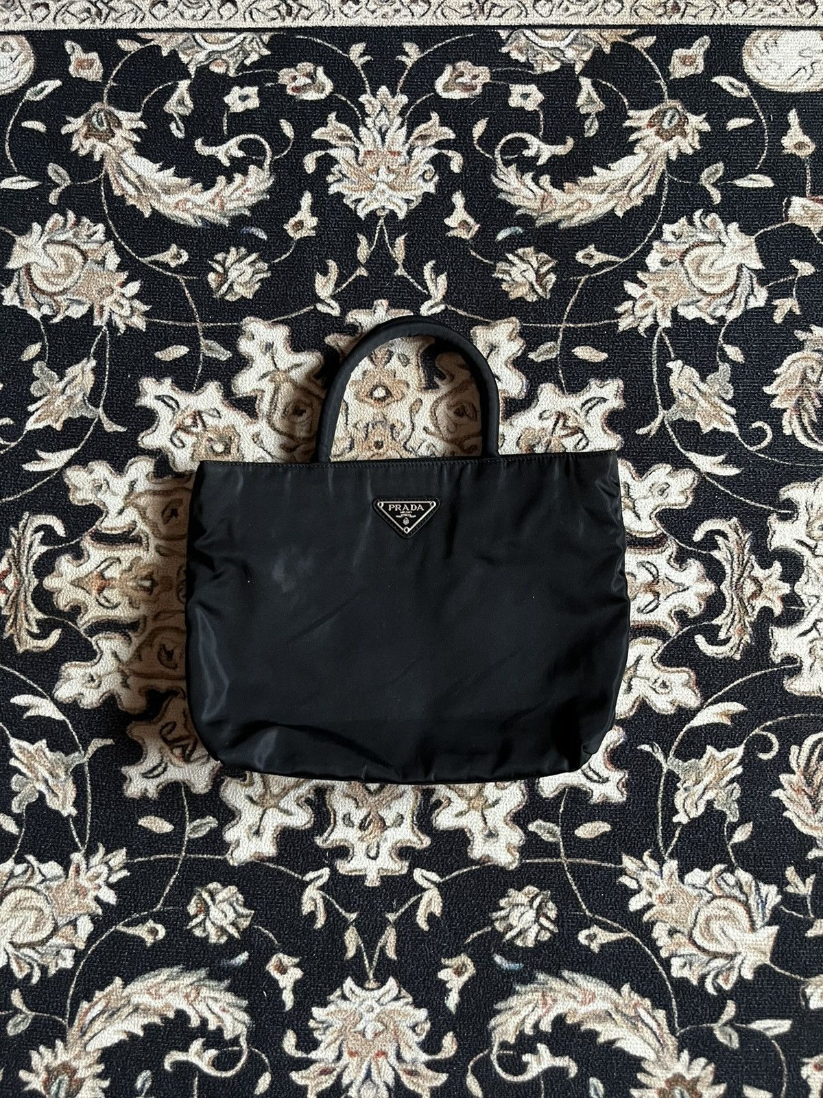 Designer Prada Mini Nylon HandBag Size ONE SIZE - 1 Thumbnail