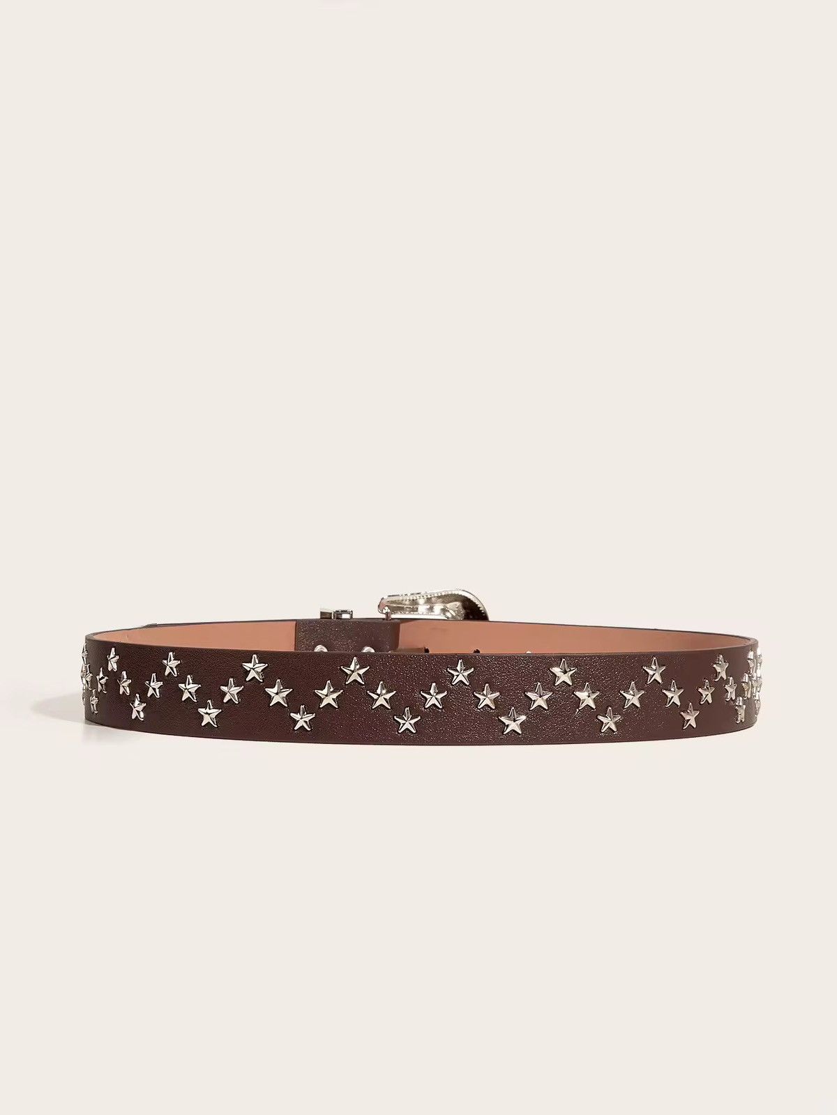 Other Brown american western cowboy boho star studded belt Size ONE SIZE - 3 Thumbnail